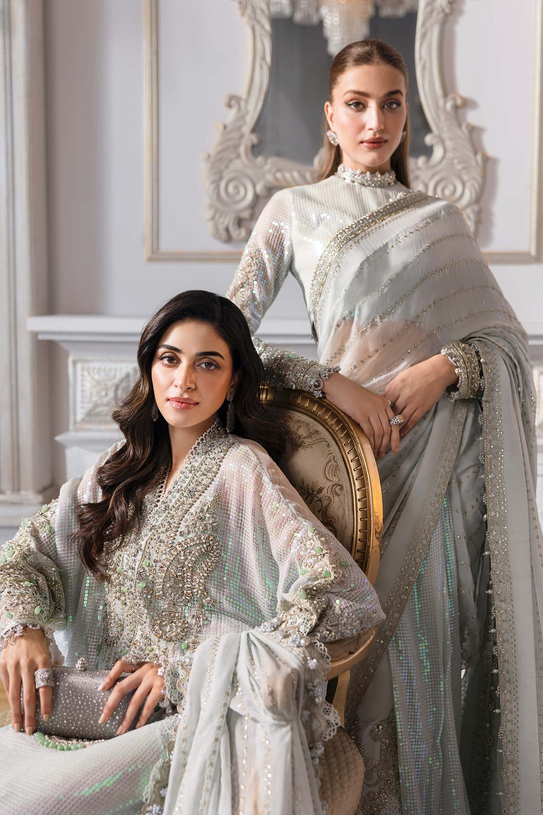 Maria B | Embroidered 2025 | BD-3005 - Aqsa Fabrics