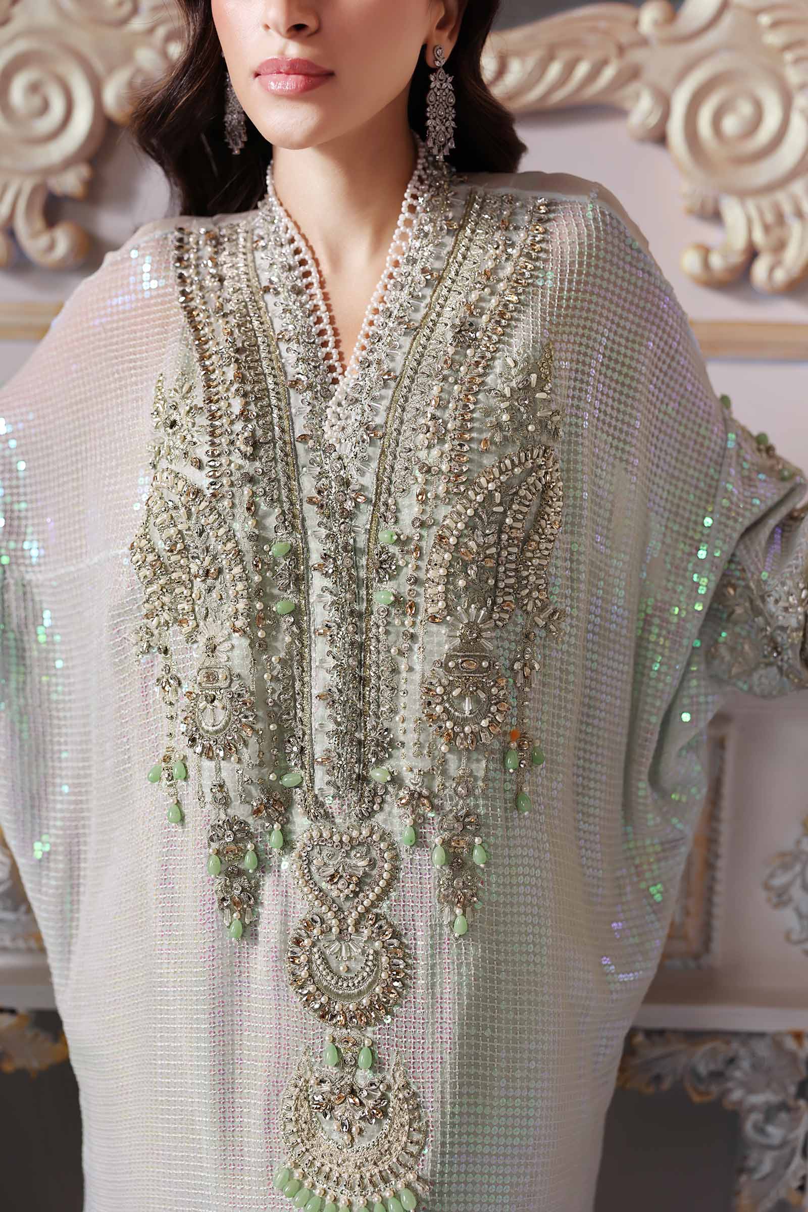 Maria B | Embroidered 2025 | BD-3005 - Aqsa Fabrics