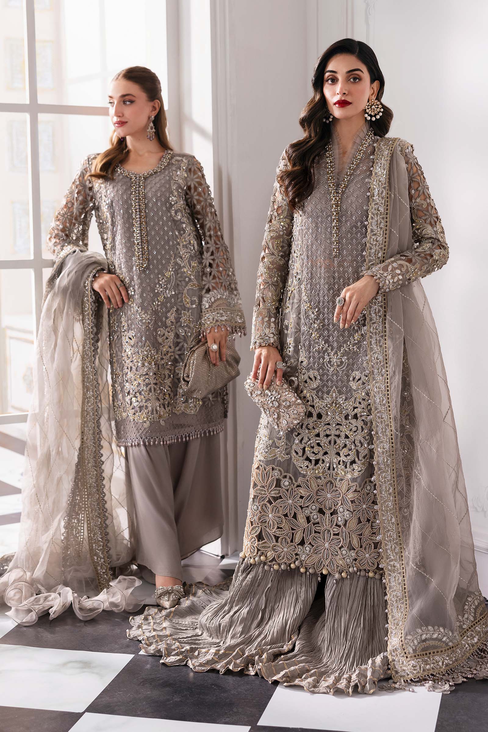 Maria B | Embroidered 2025 | BD-3006 - Aqsa Fabrics