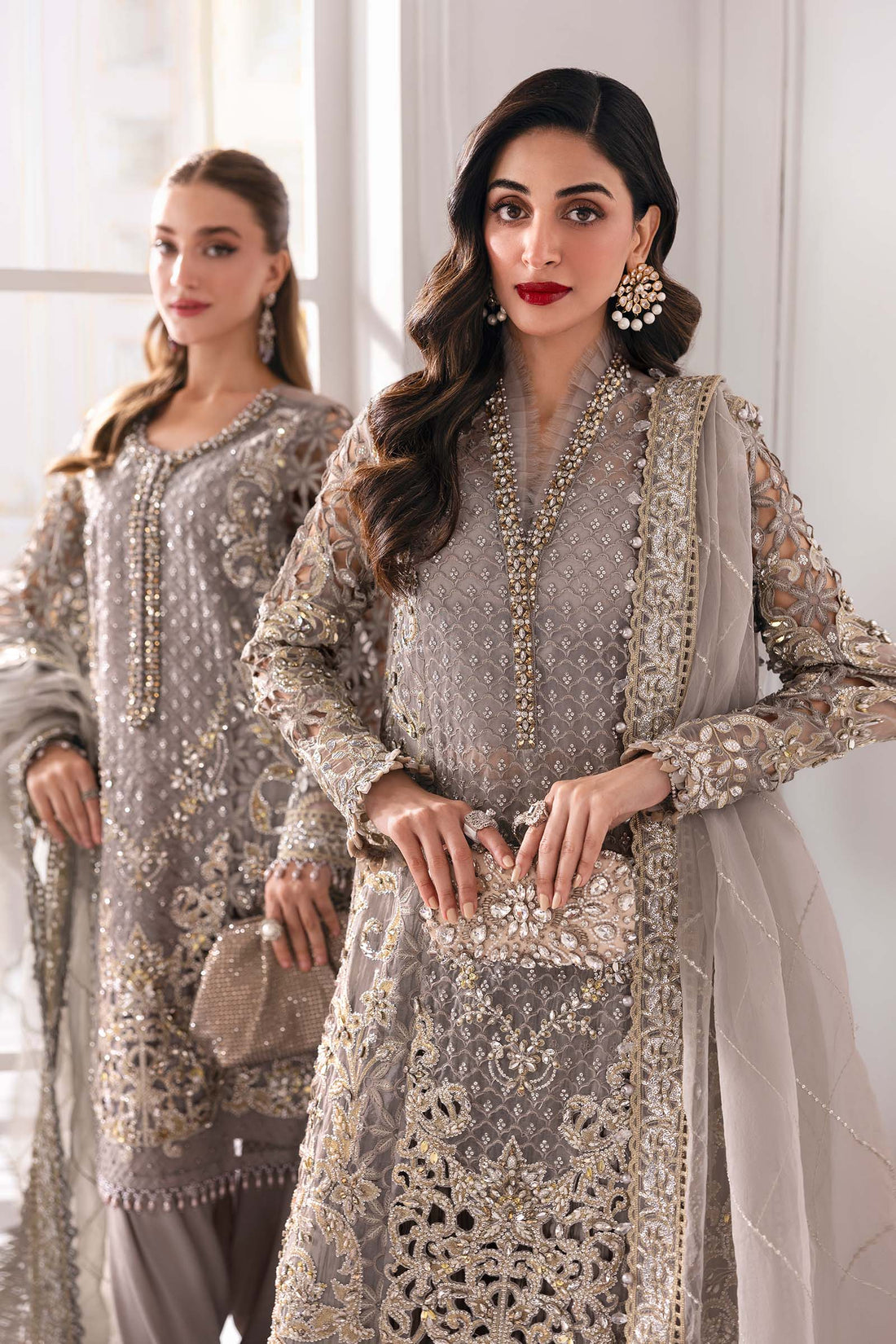 Maria B | Embroidered 2025 | BD-3006 - Aqsa Fabrics