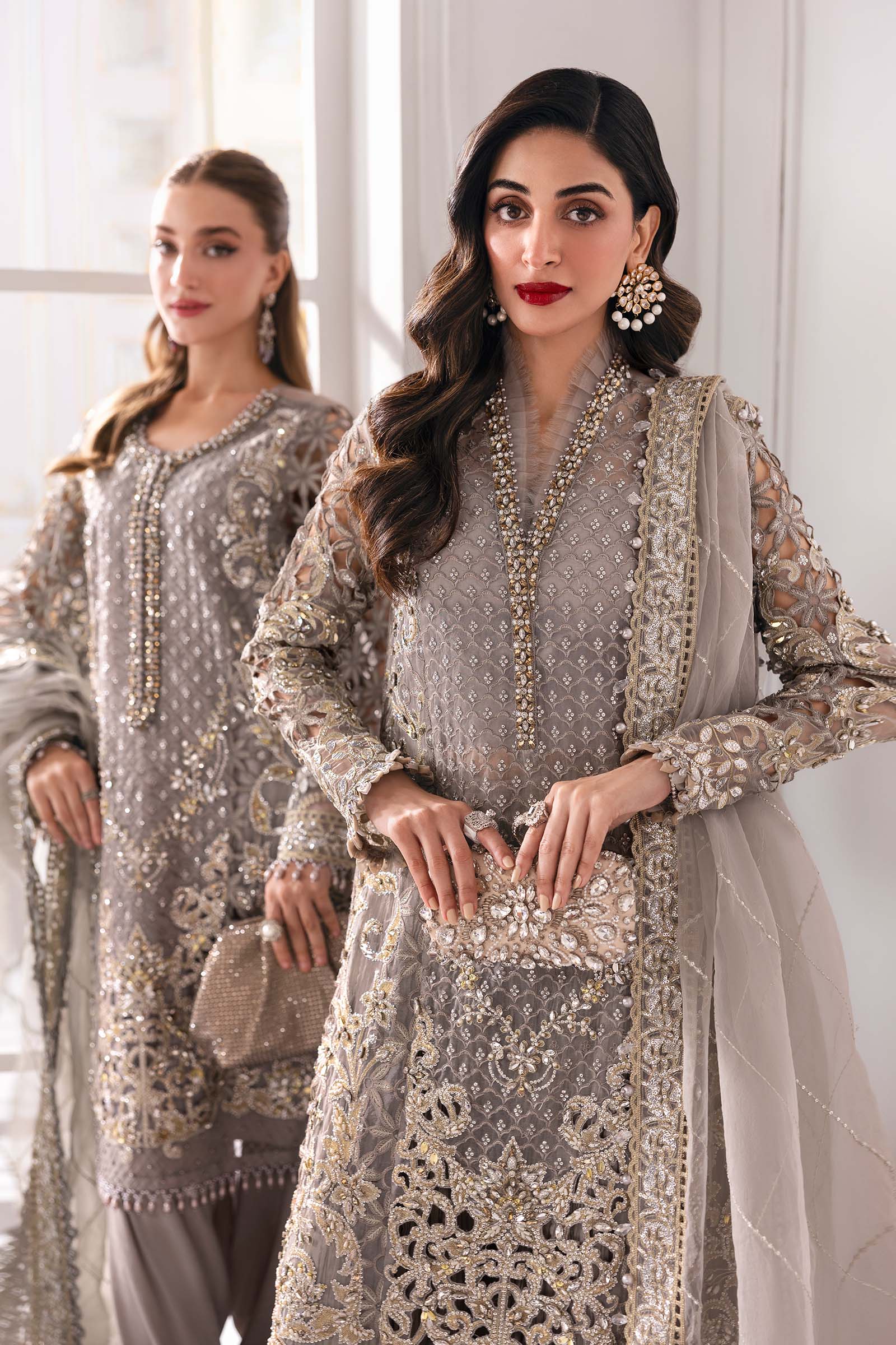 Maria B | Embroidered 2025 | BD-3006 - Aqsa Fabrics