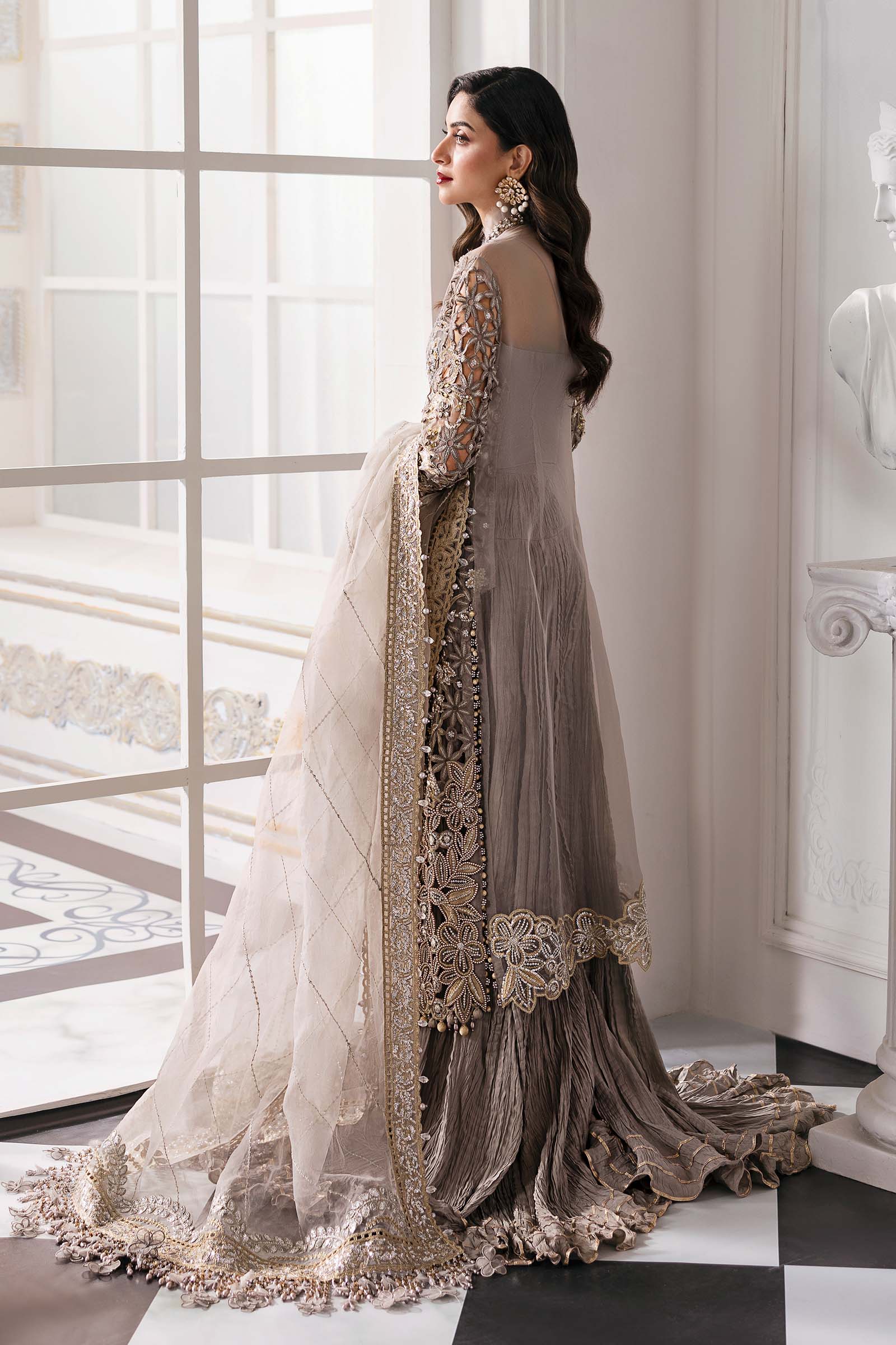 Maria B | Embroidered 2025 | BD-3006 - Aqsa Fabrics