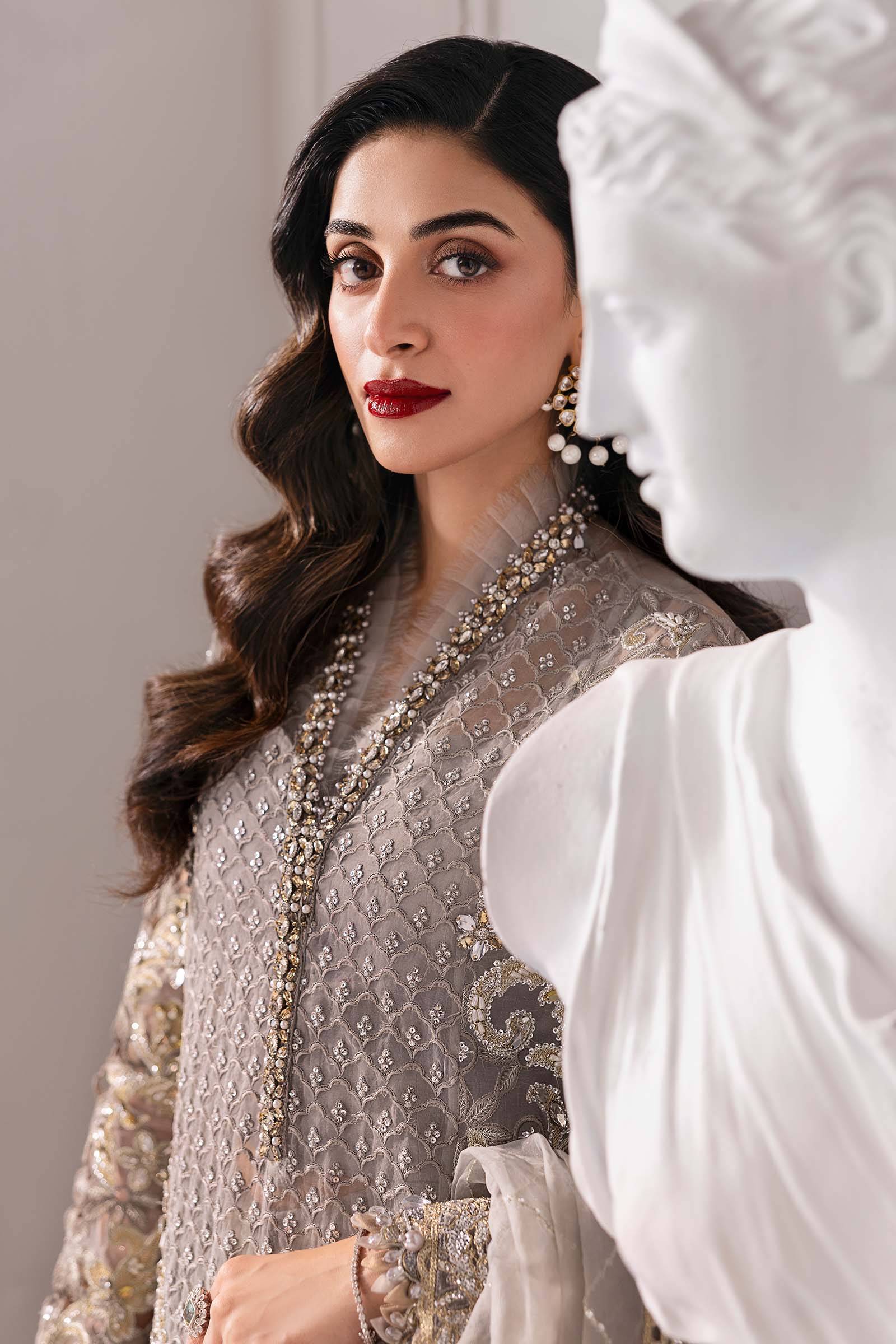 Maria B | Embroidered 2025 | BD-3006 - Aqsa Fabrics