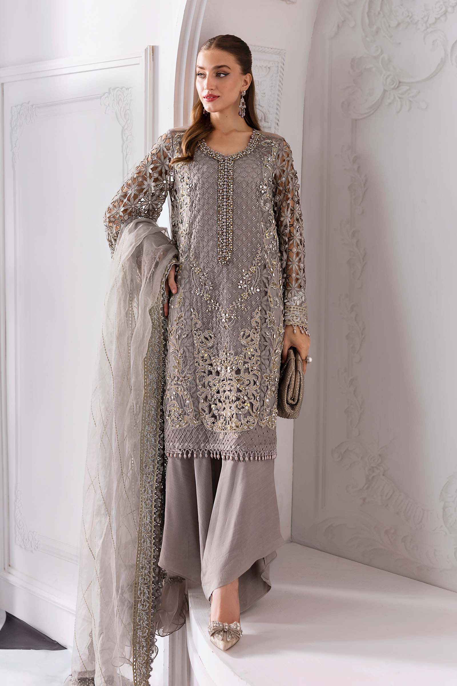 Maria B | Embroidered 2025 | BD-3006 - Aqsa Fabrics