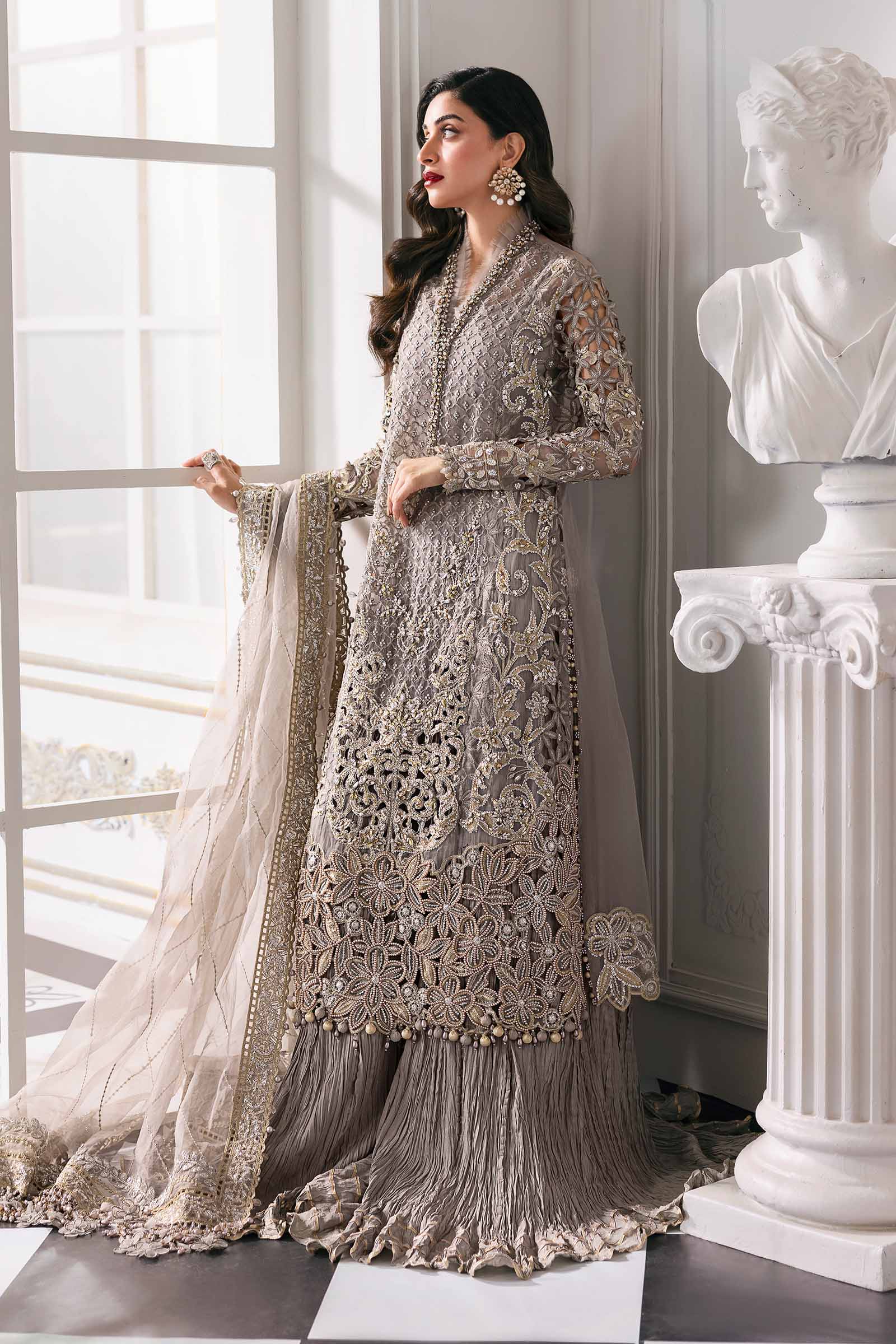 Maria B | Embroidered 2025 | BD-3006 - Aqsa Fabrics