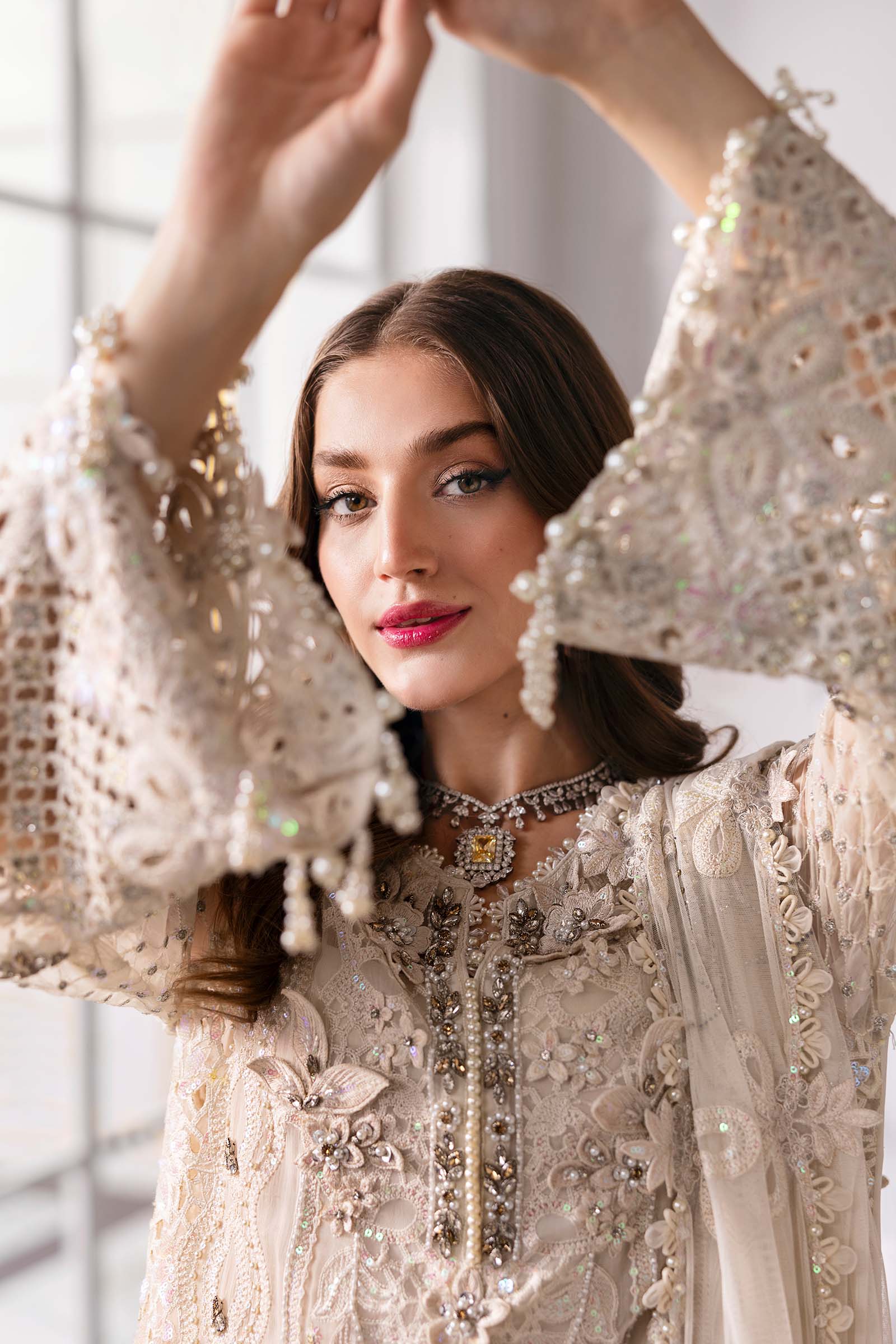 Maria B | Embroidered 2025 | BD-3007 - Aqsa Fabrics