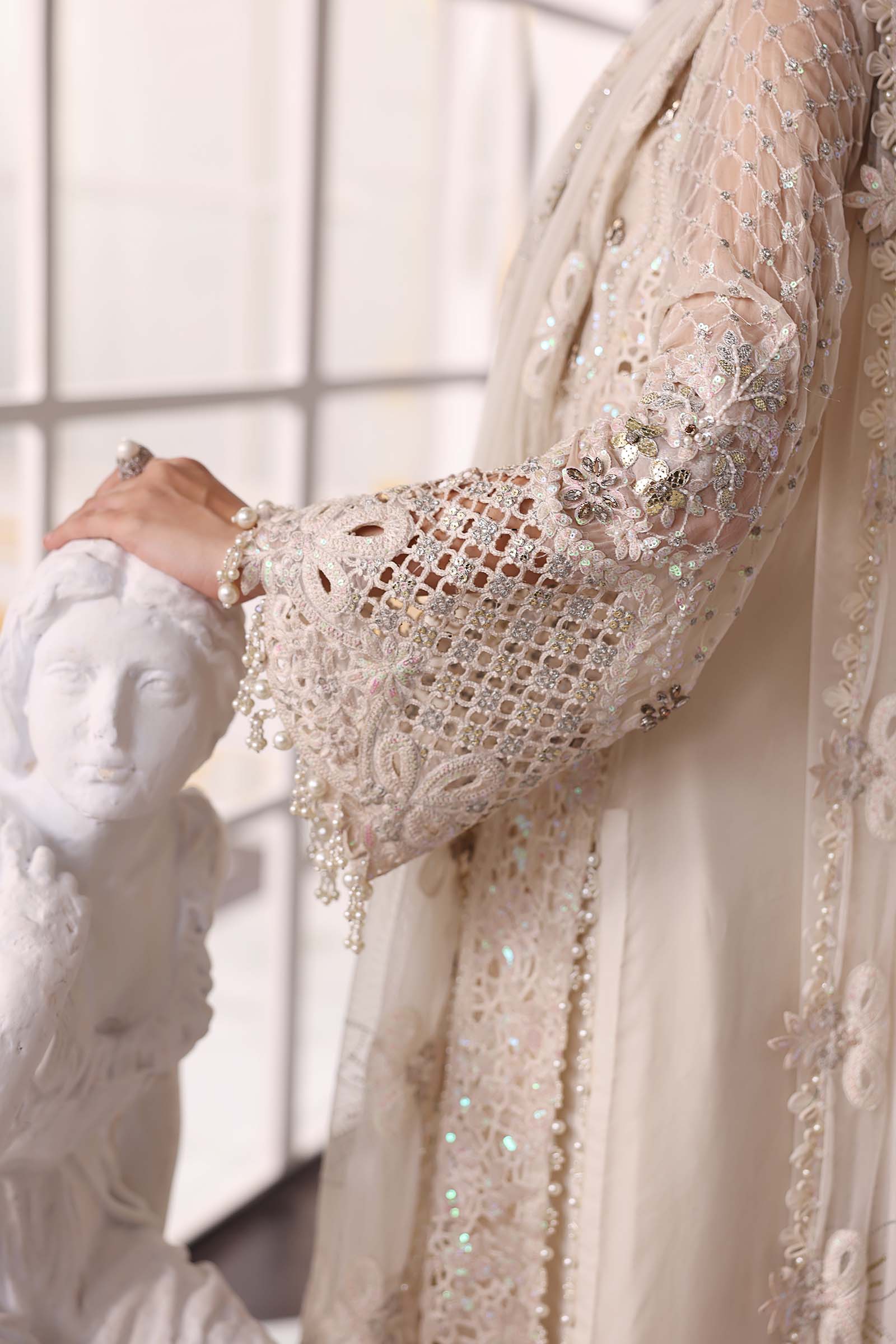 Maria B | Embroidered 2025 | BD-3007 - Aqsa Fabrics