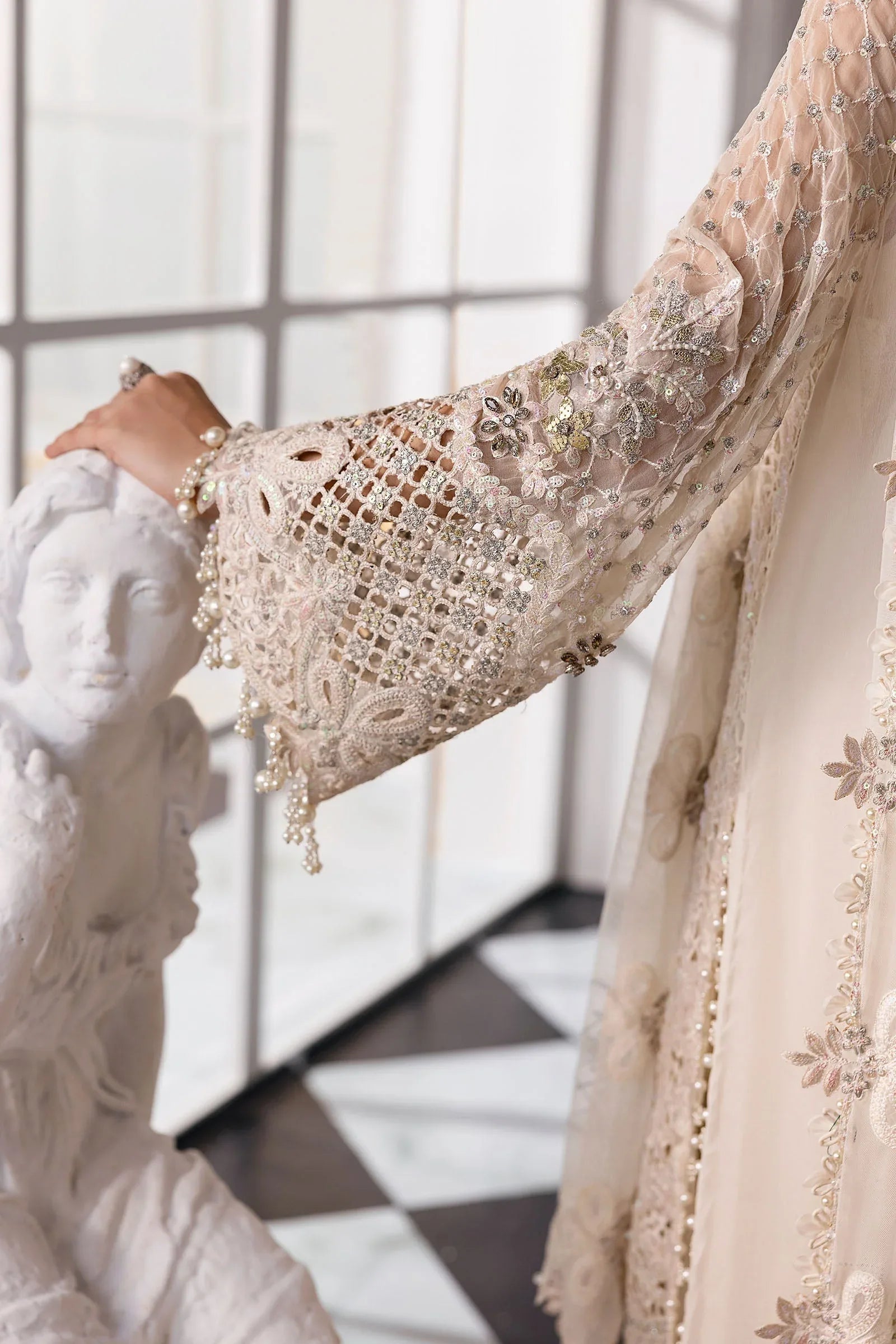 Maria B | Embroidered 2025 | BD-3007 - Aqsa Fabrics