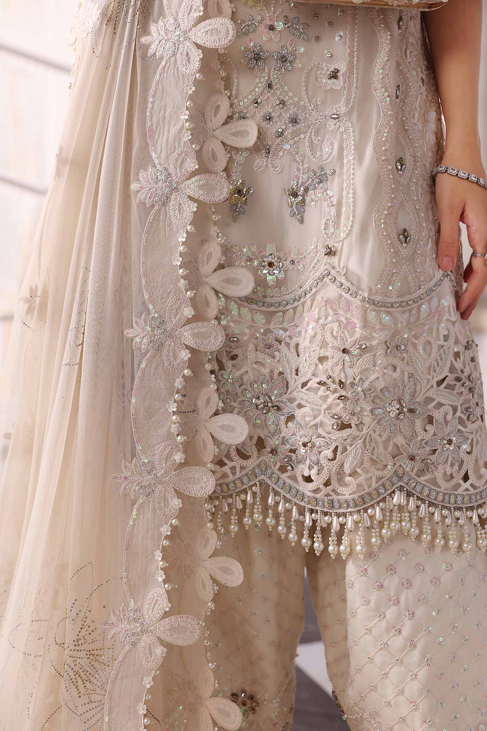 Maria B | Embroidered 2025 | BD-3007 - Aqsa Fabrics
