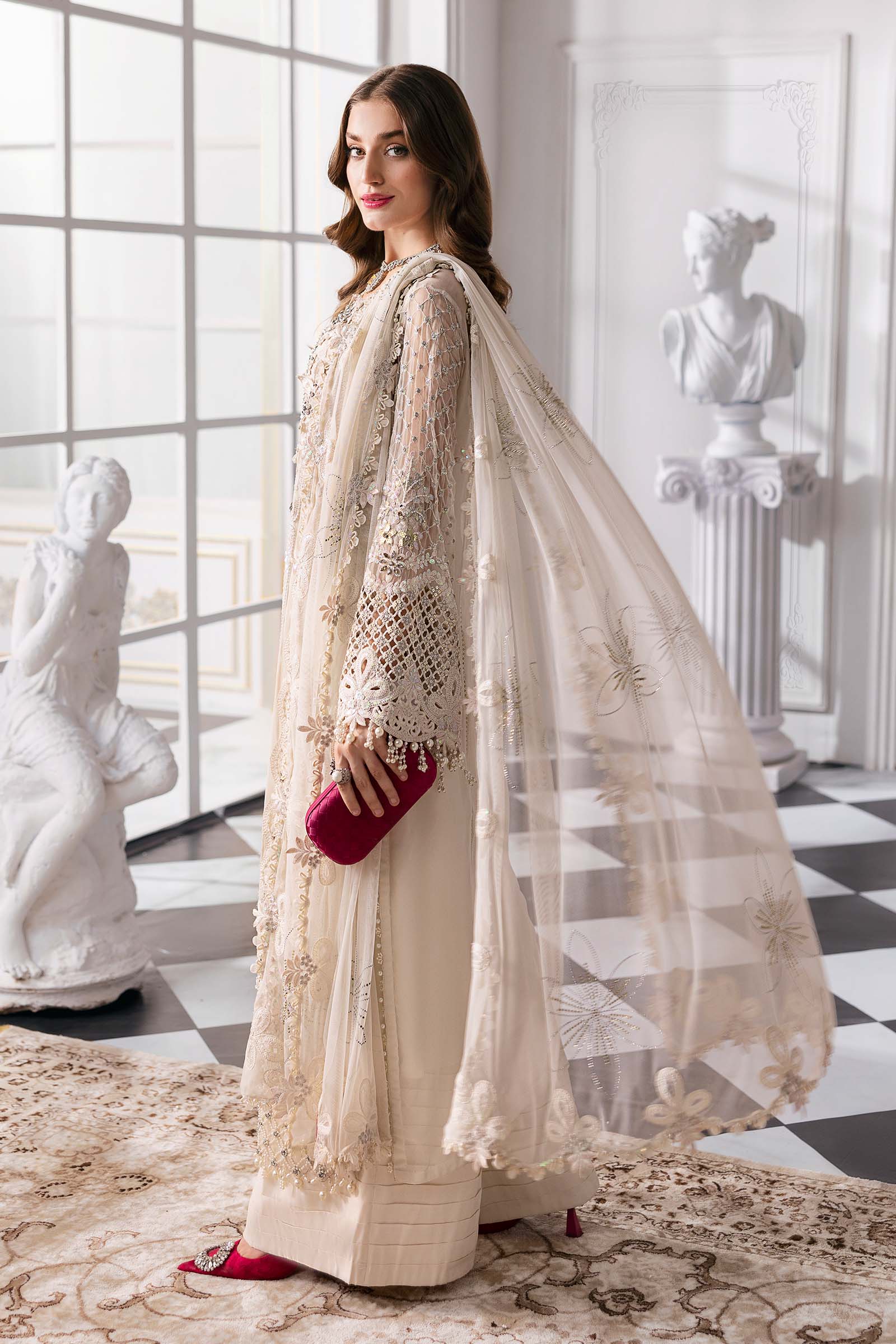 Maria B | Embroidered 2025 | BD-3007 - Aqsa Fabrics