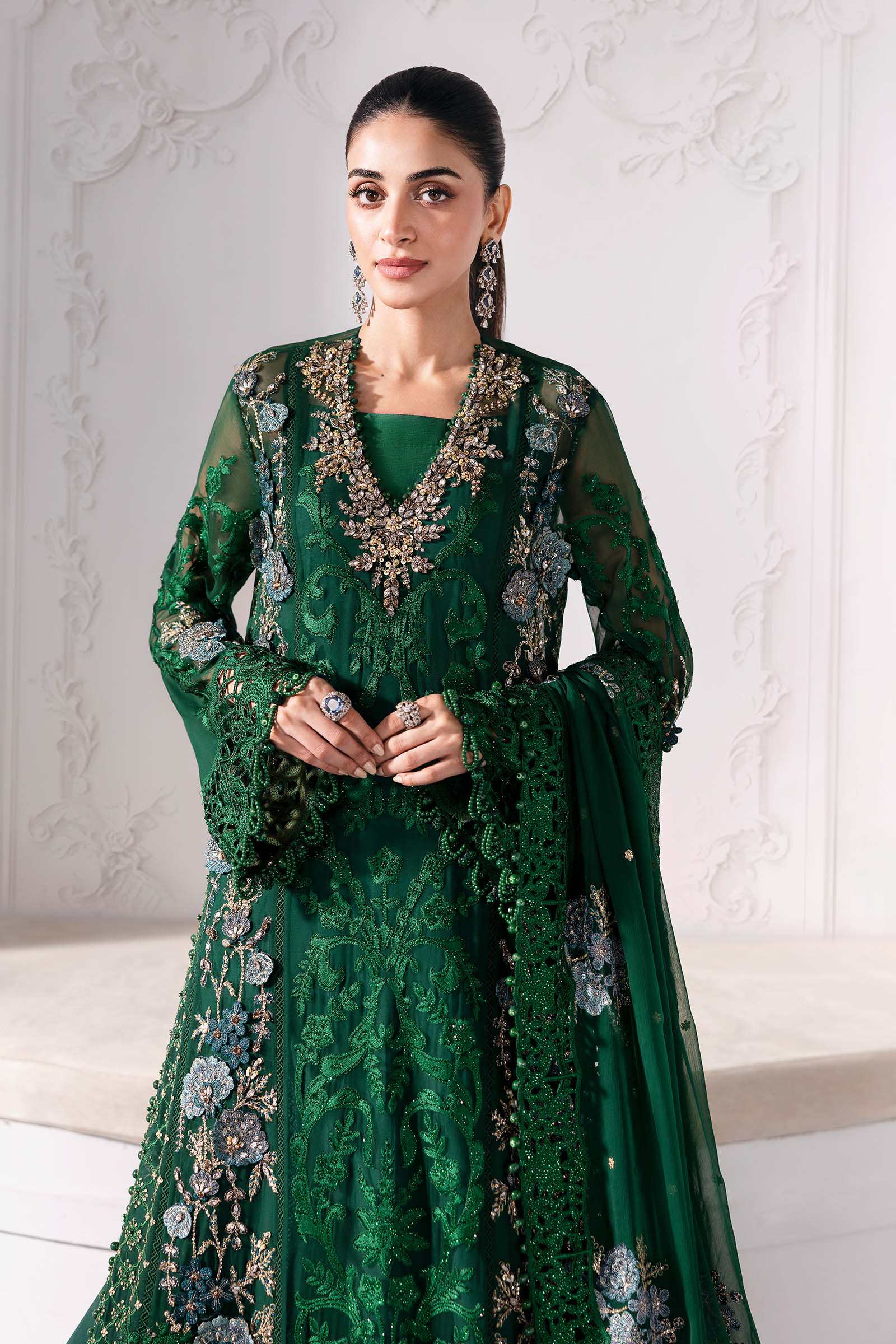 Maria B | Embroidered 2025 | BD-3008 - Aqsa Fabrics