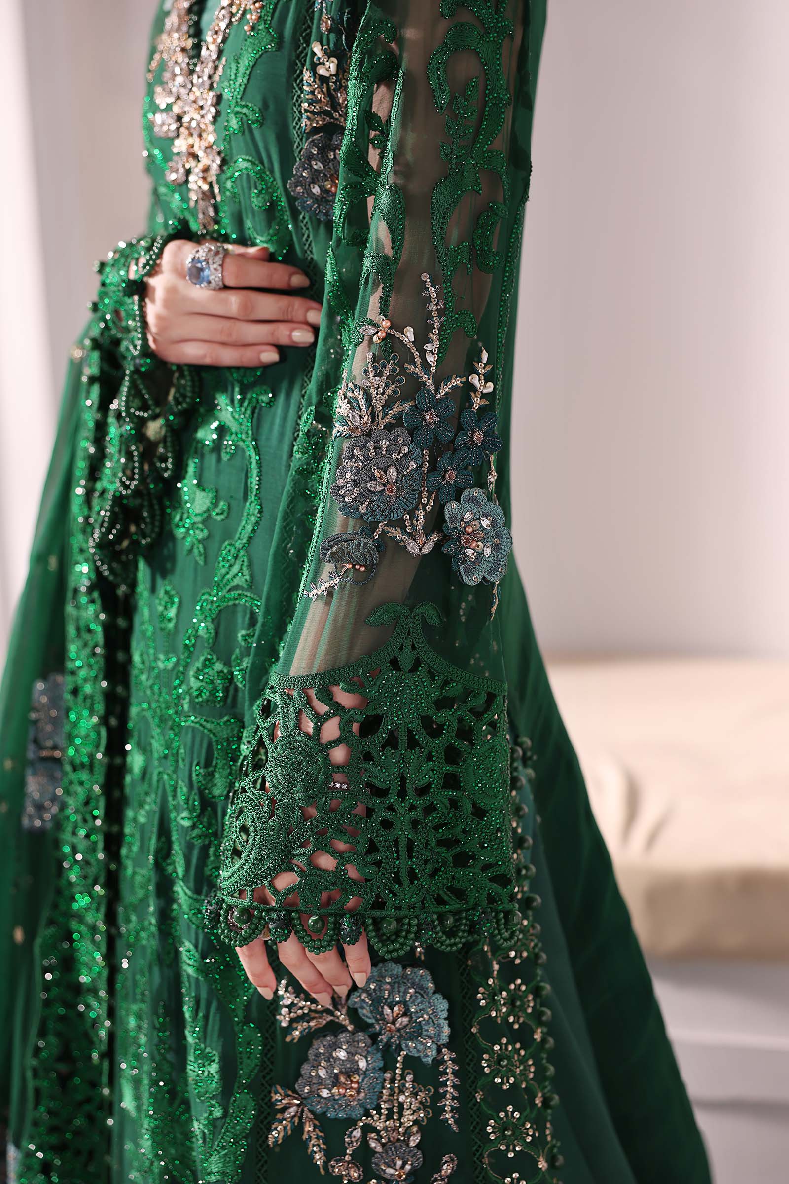 Maria B | Embroidered 2025 | BD-3008 - Aqsa Fabrics