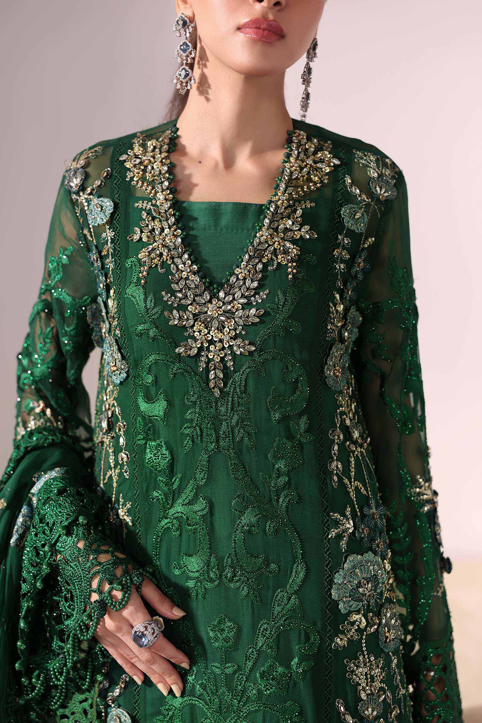 Maria B | Embroidered 2025 | BD-3008 - Aqsa Fabrics