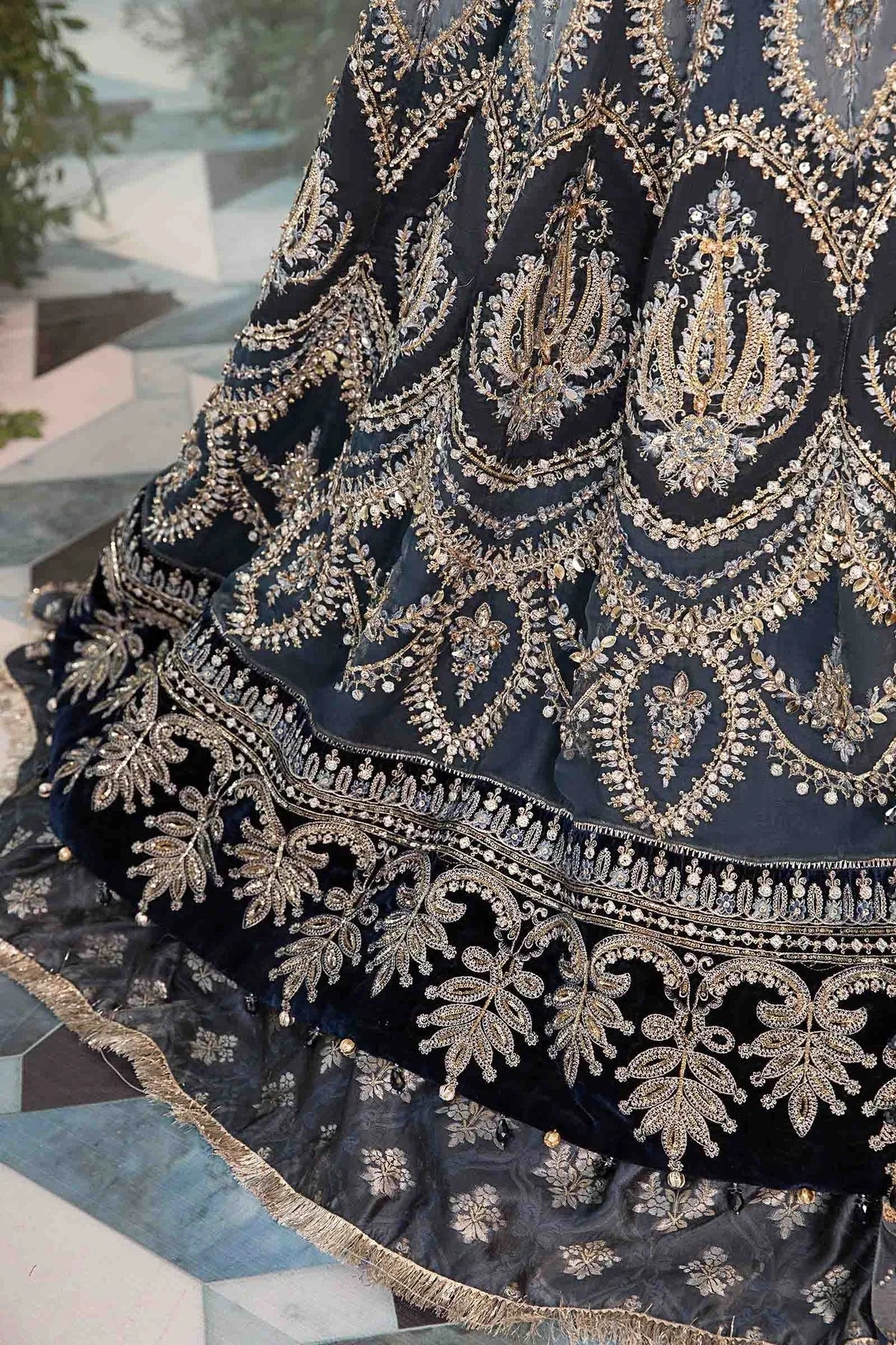 Maria B | Embroidered Formals 24 | Organza Suit | BD-2901 - Aqsa Fabrics