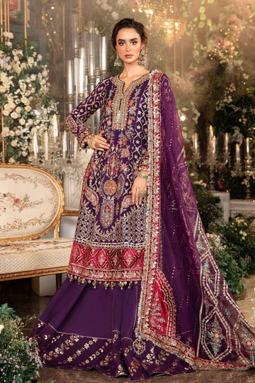 Maria B | Embroidered Formals 24 | Organza Suit | BD-2903 - Aqsa Fabrics