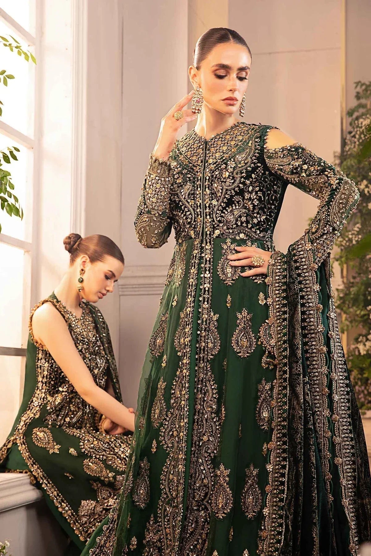 Maria B | Embroidered Formals 24 | Organza Suit | BD-2904 - Aqsa Fabrics
