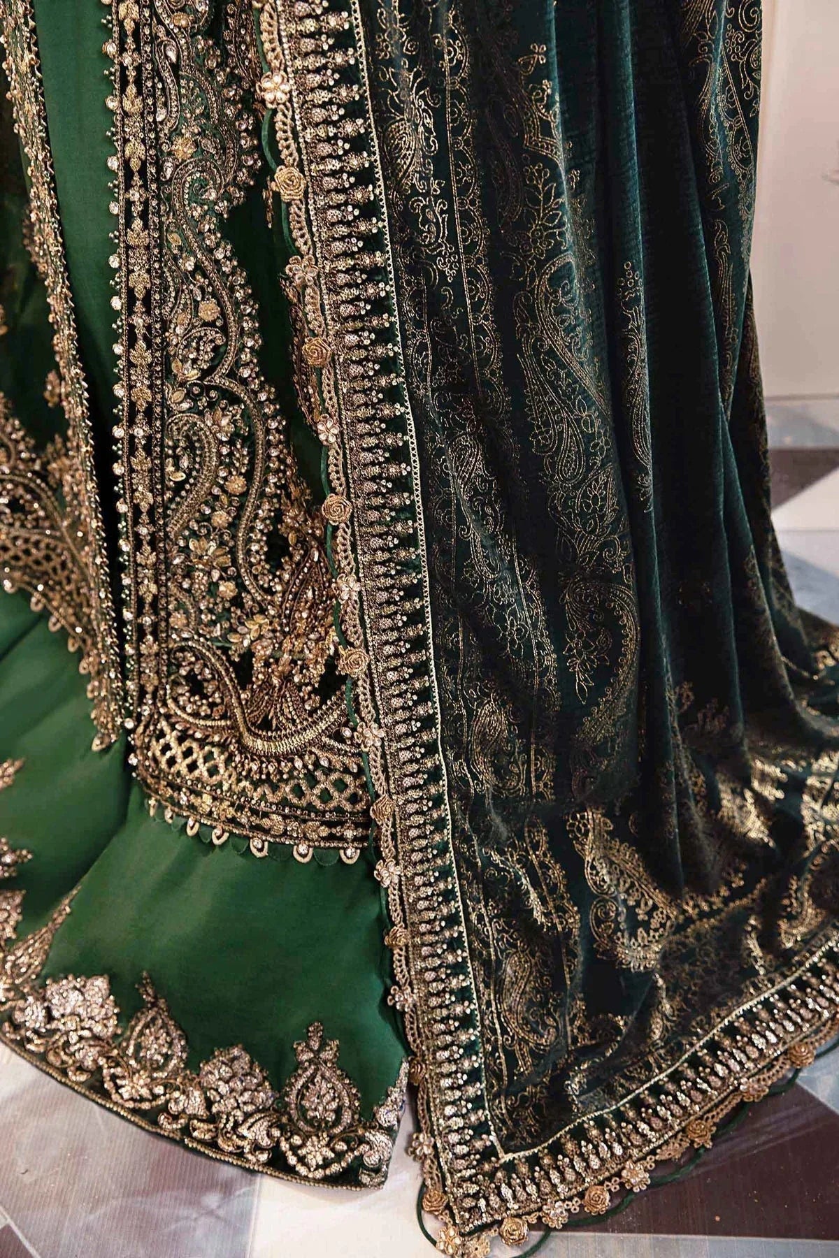 Maria B | Embroidered Formals 24 | Organza Suit | BD-2904 - Aqsa Fabrics