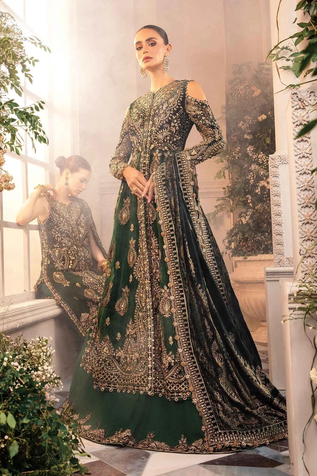 Maria B | Embroidered Formals 24 | Organza Suit | BD-2904 - Aqsa Fabrics