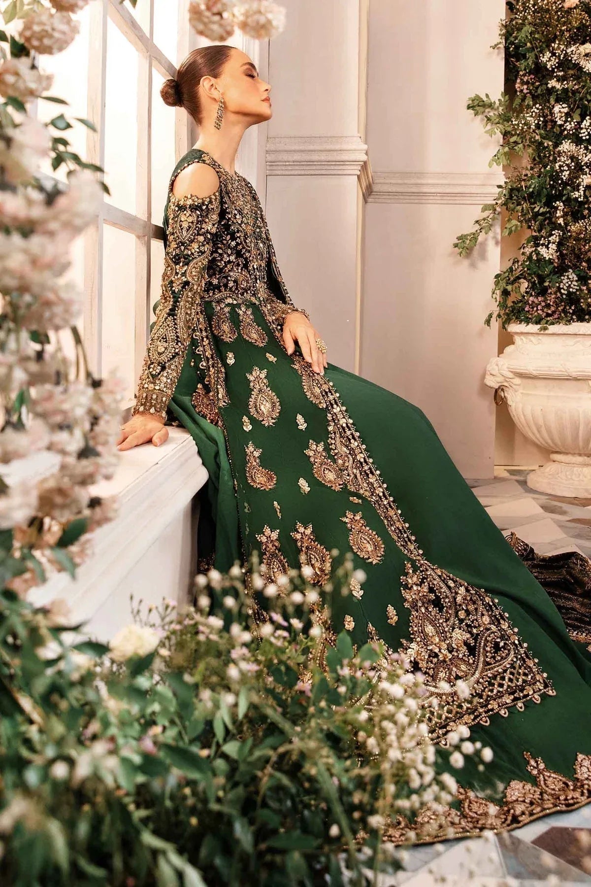 Maria B | Embroidered Formals 24 | Organza Suit | BD-2904 - Aqsa Fabrics