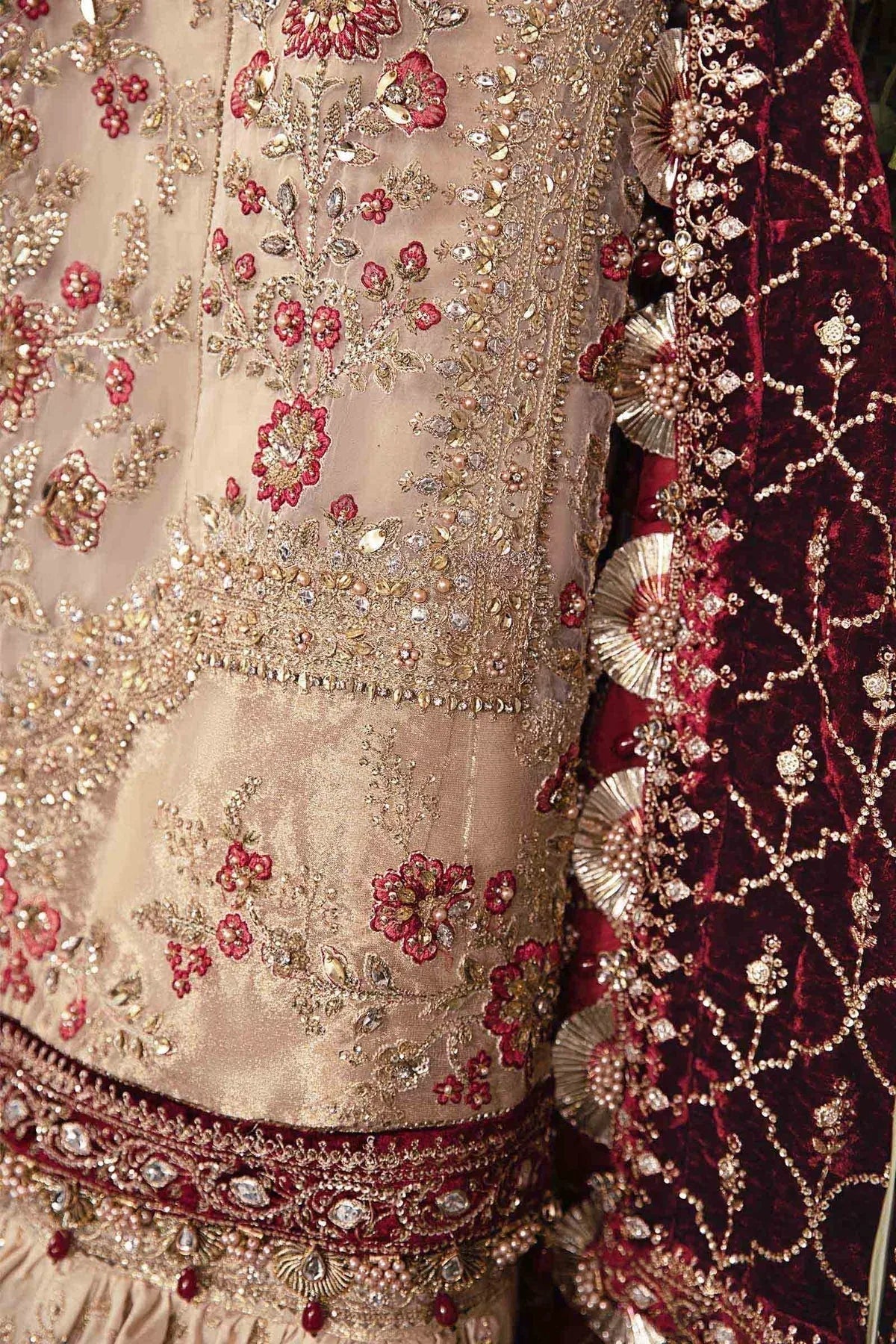Maria B | Embroidered Formals 24 | Organza Suit | BD-2905 - Aqsa Fabrics