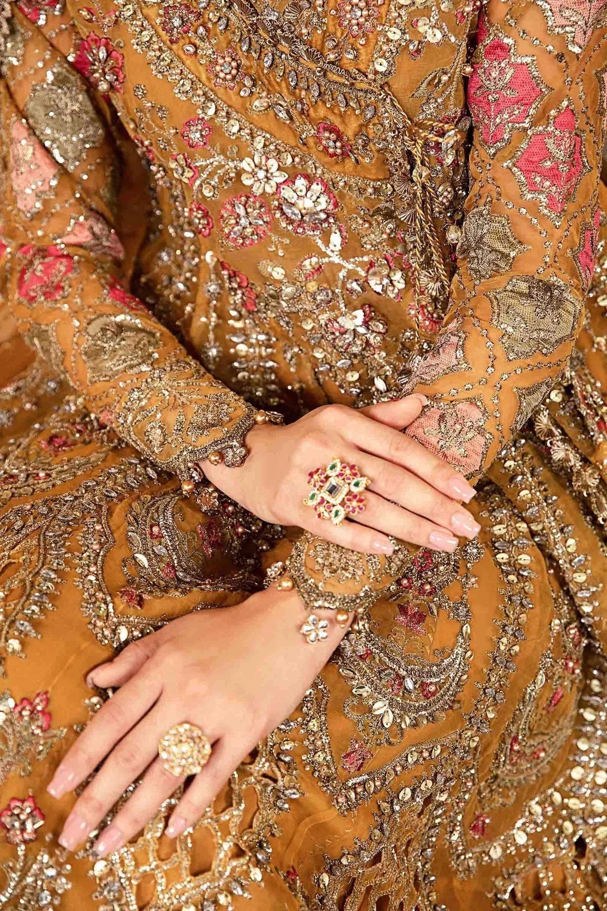 Maria B | Embroidered Formals 24 | Organza Suit | BD-2907 - Aqsa Fabrics
