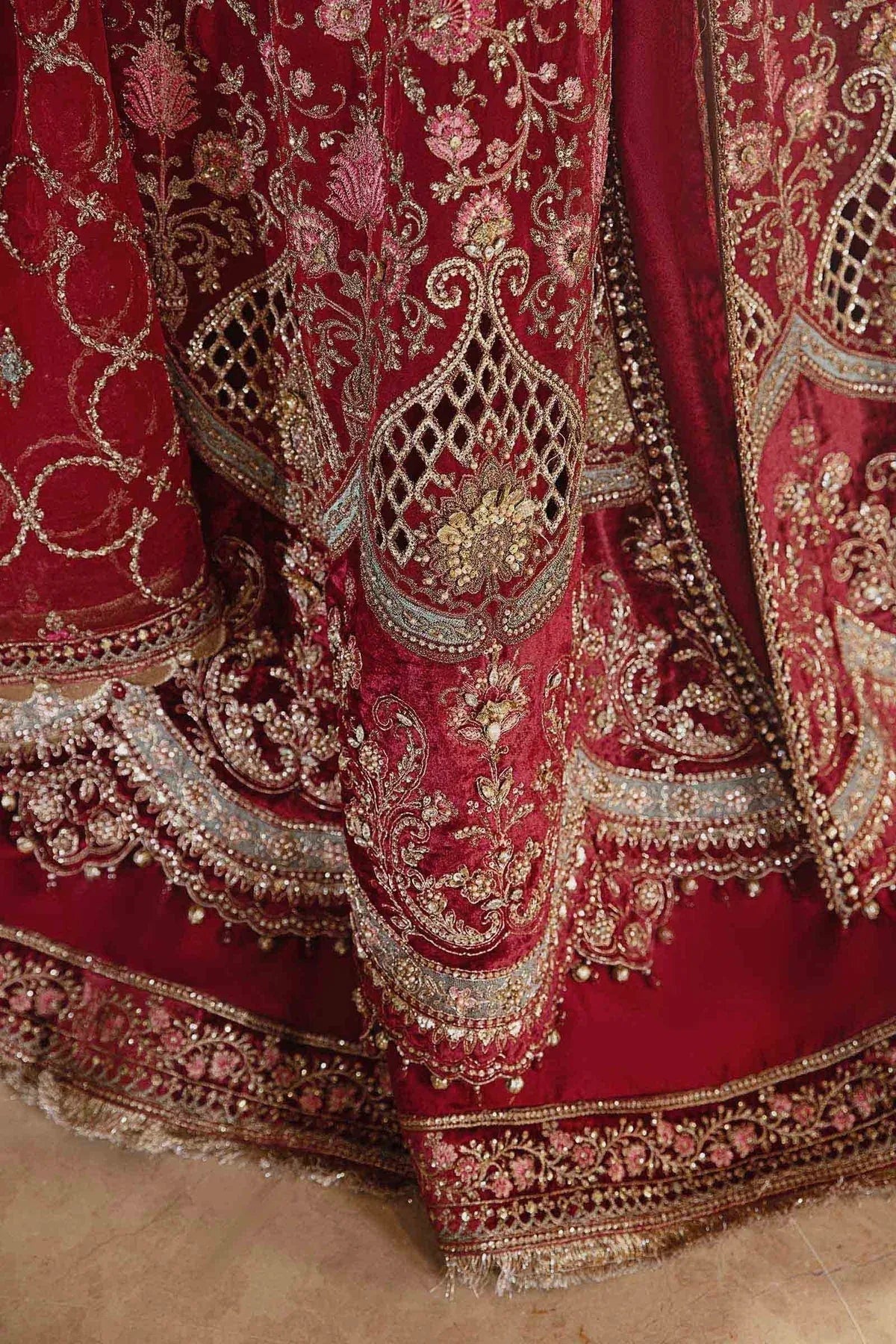 Maria B | Embroidered Formals 24 | Organza Suit | BD-2908 - Aqsa Fabrics