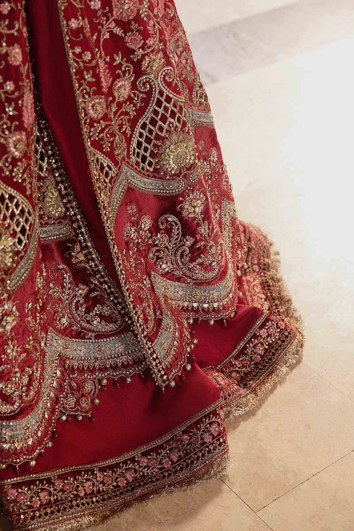 Maria B | Embroidered Formals 24 | Organza Suit | BD-2908 - Aqsa Fabrics
