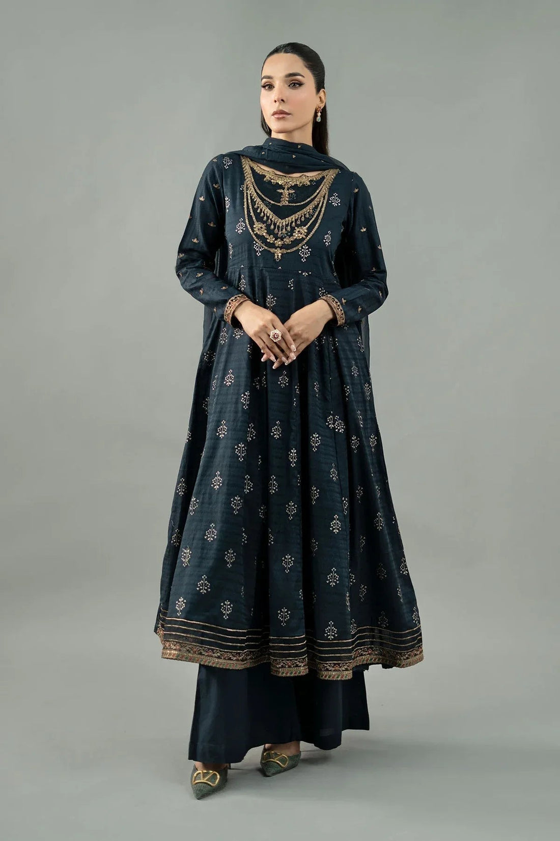 Maria B | Formal Wears | DW-EF21-04R1 - Aqsa Fabrics