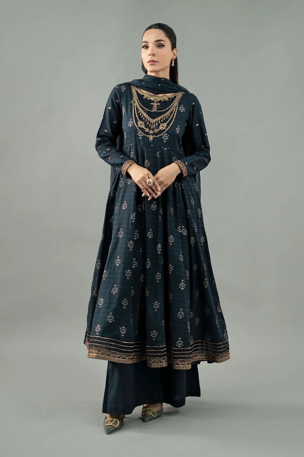 Maria B | Formal Wears | DW-EF21-04R1 - Aqsa Fabrics