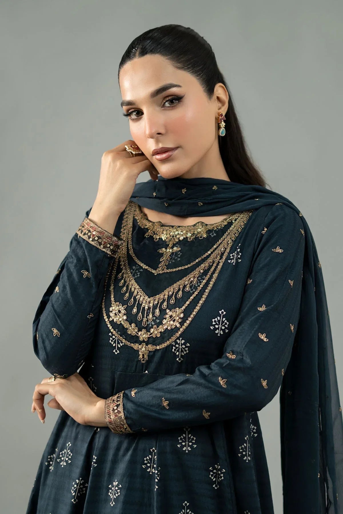 Maria B | Formal Wears | DW-EF21-04R1 - Aqsa Fabrics