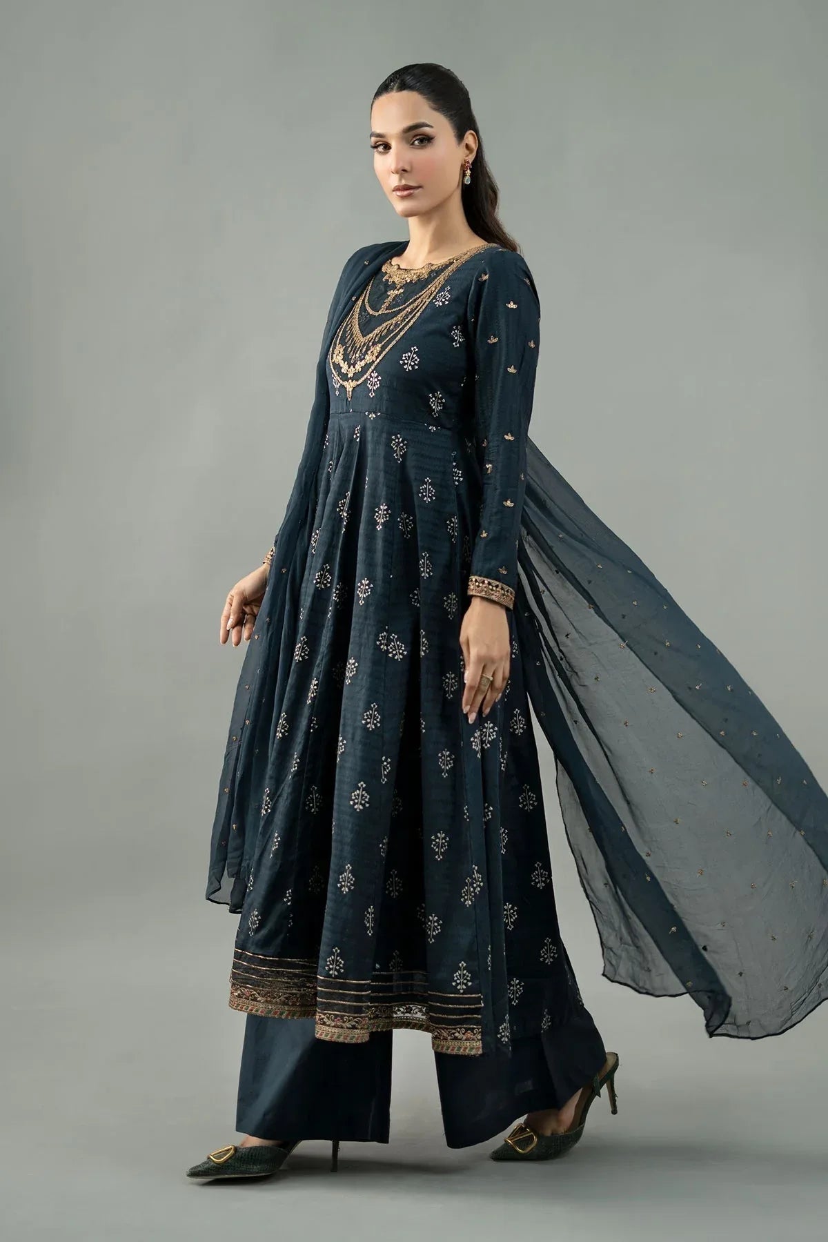 Maria B | Formal Wears | DW-EF21-04R1 - Aqsa Fabrics
