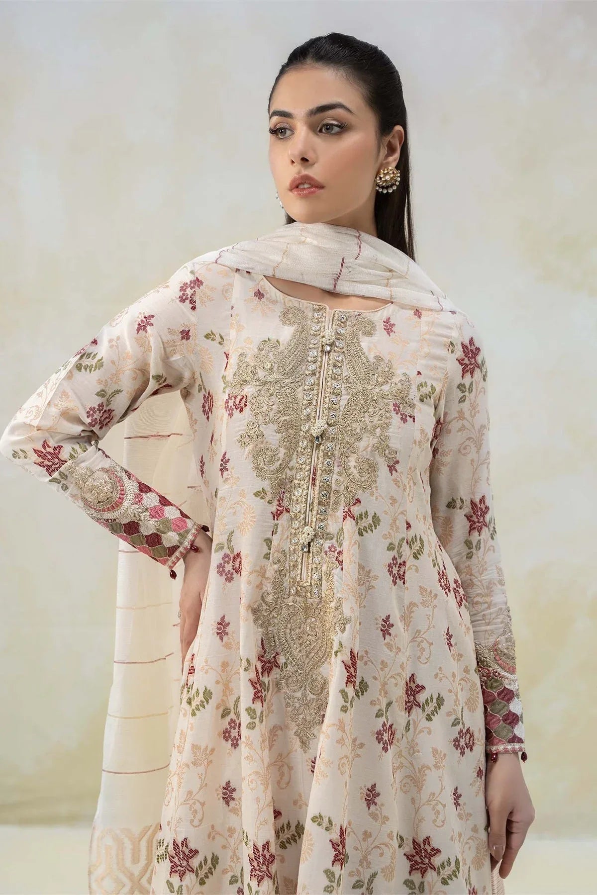 Maria B | Formal Wears | DW-EF22-23R1 - Aqsa Fabrics
