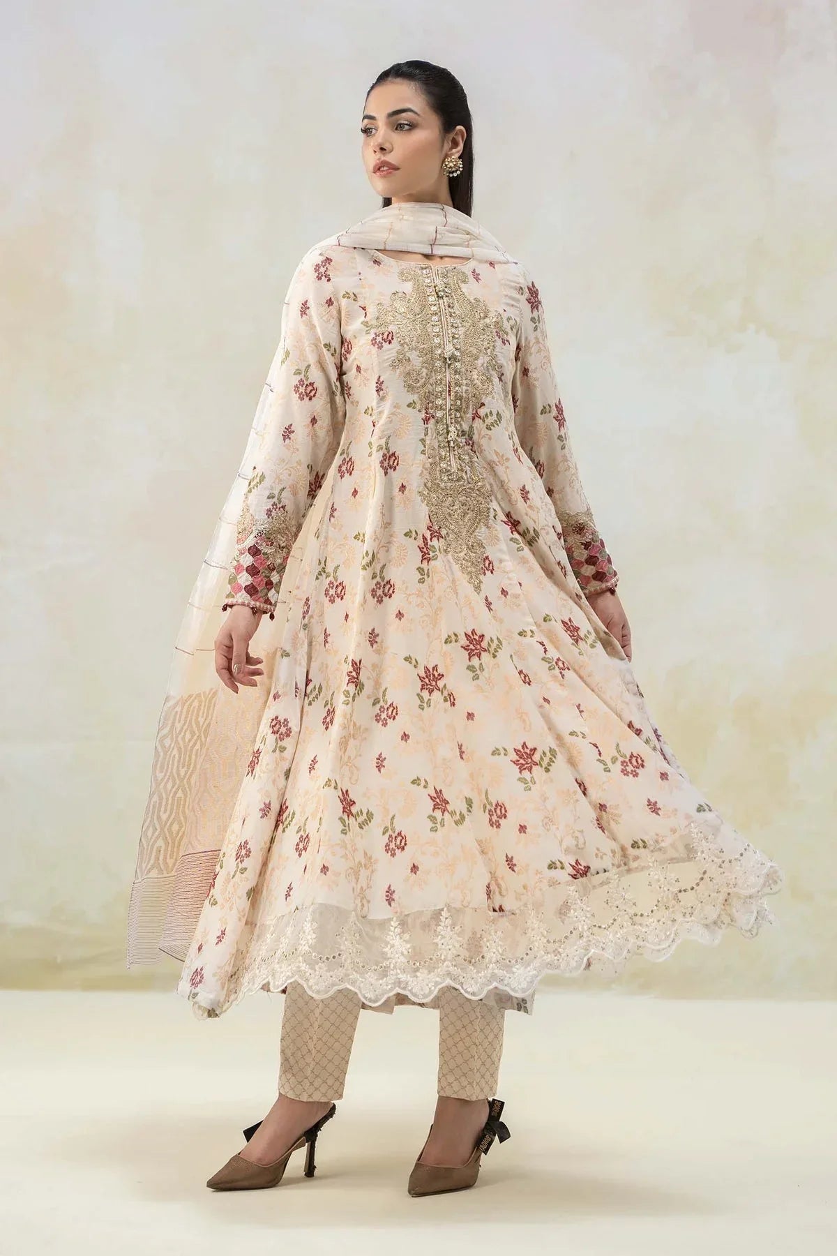 Maria B | Formal Wears | DW-EF22-23R1 - Aqsa Fabrics