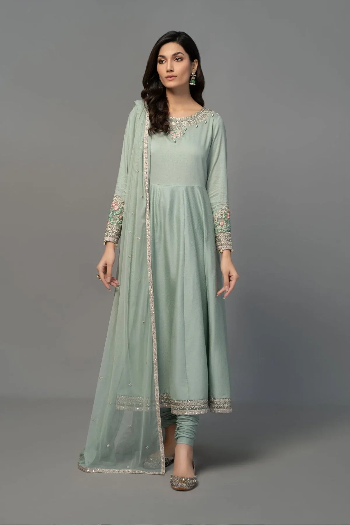 Maria B | Formal Wears | DW-EF23-38R1 - Aqsa Fabrics