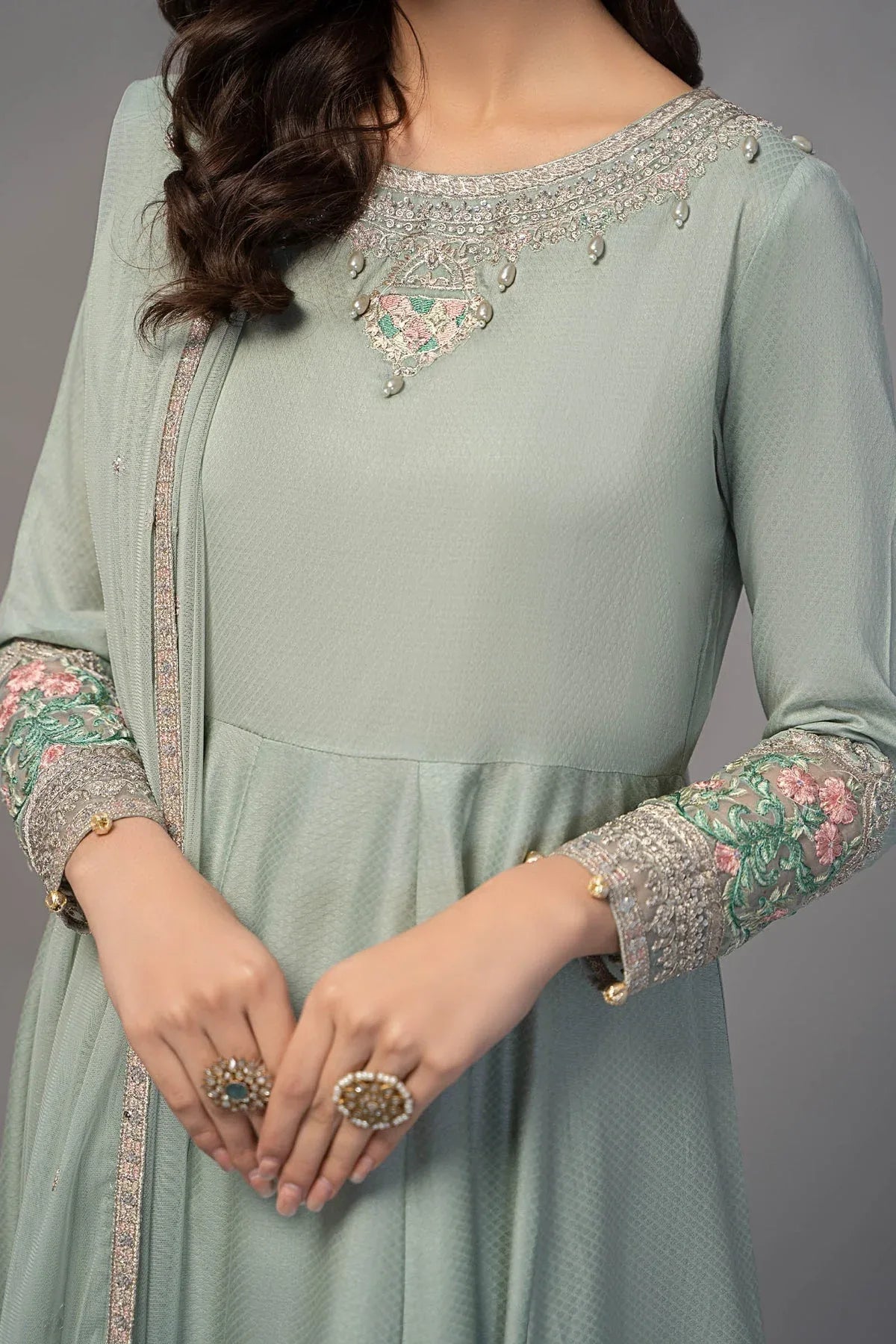 Maria B | Formal Wears | DW-EF23-38R1 - Aqsa Fabrics