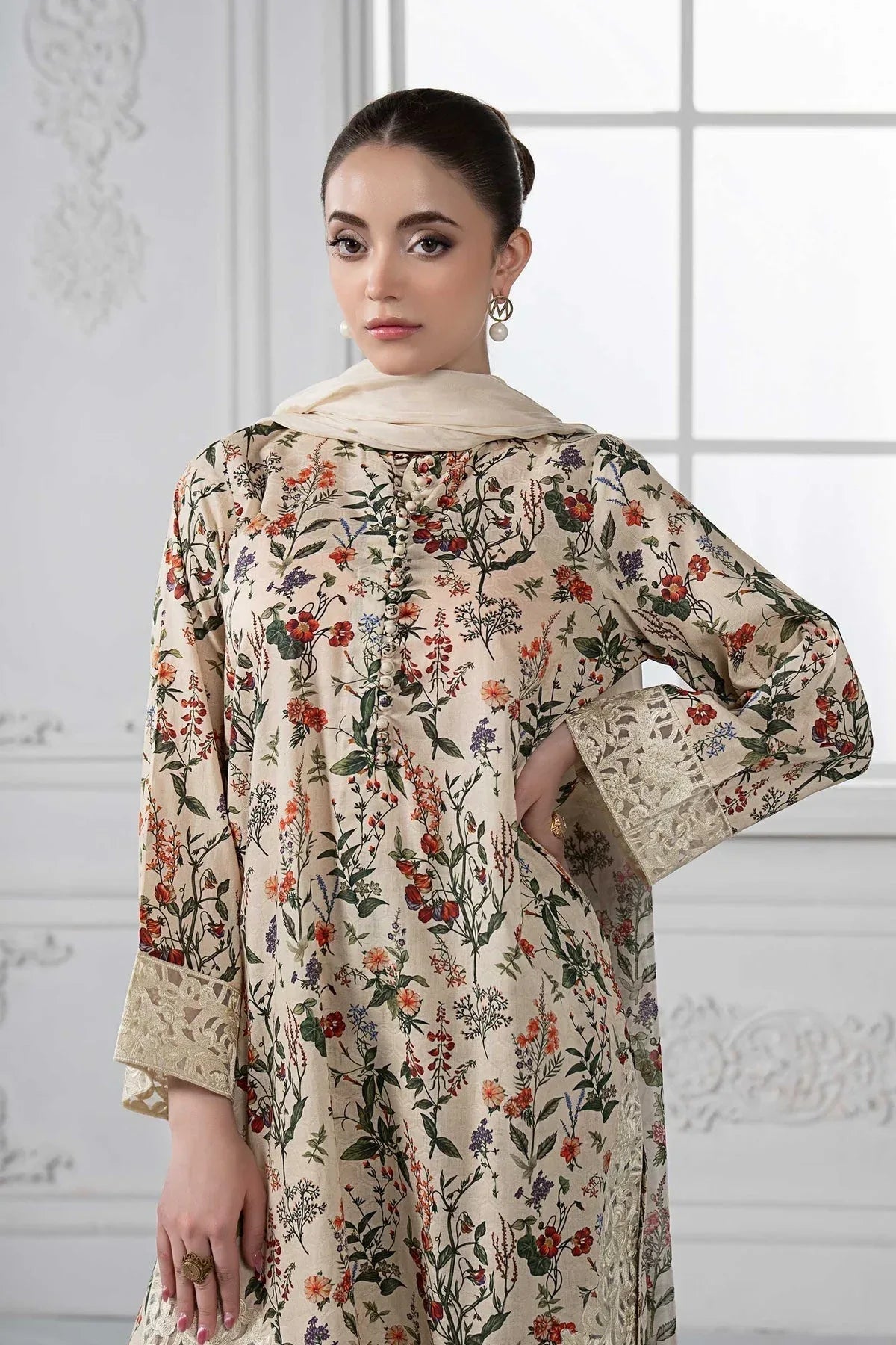 Maria B | Formal Wears | DW-EF23-71R1 - Aqsa Fabrics
