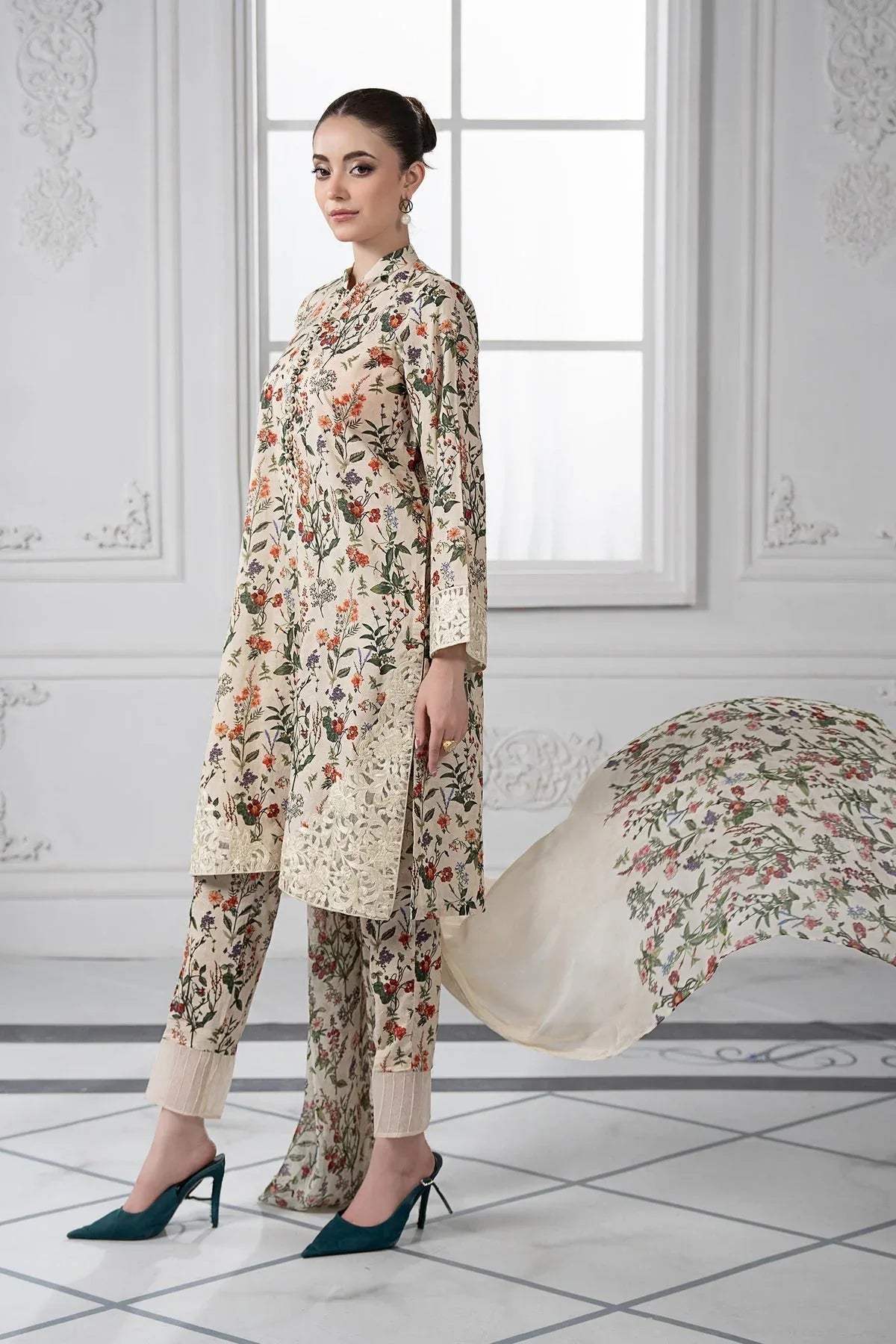 Maria B | Formal Wears | DW-EF23-71R1 - Aqsa Fabrics