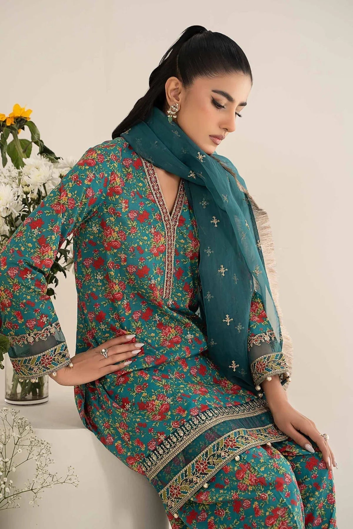 Maria B | Formal Wears | DW-EF25-09 - Aqsa Fabrics