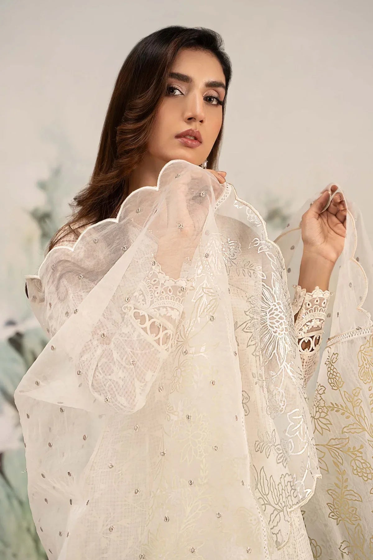 Maria B | Formal Wears | DW-EF25-101 - Aqsa Fabrics