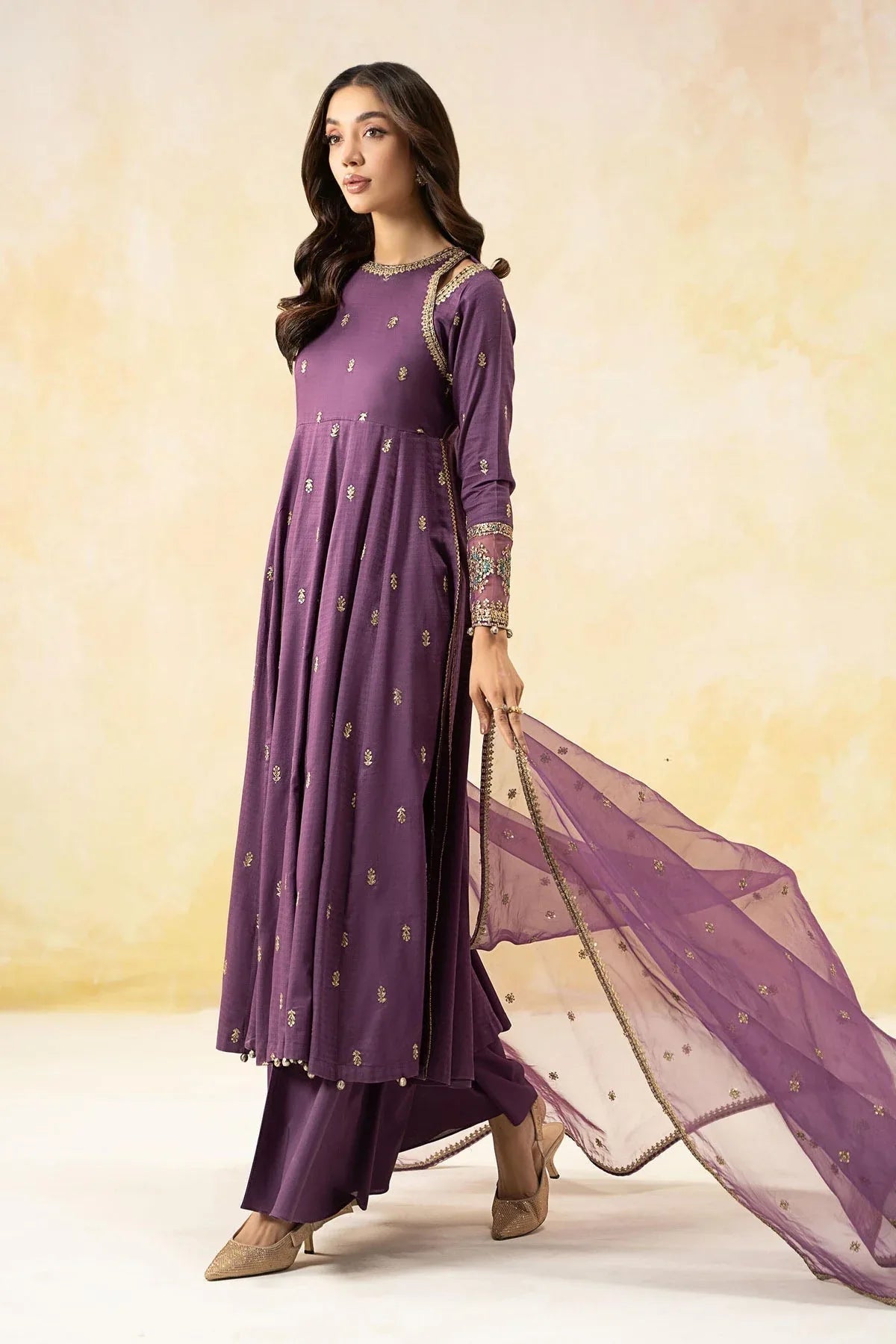 Maria B | Formal Wears | DW-EF25-19 - Aqsa Fabrics