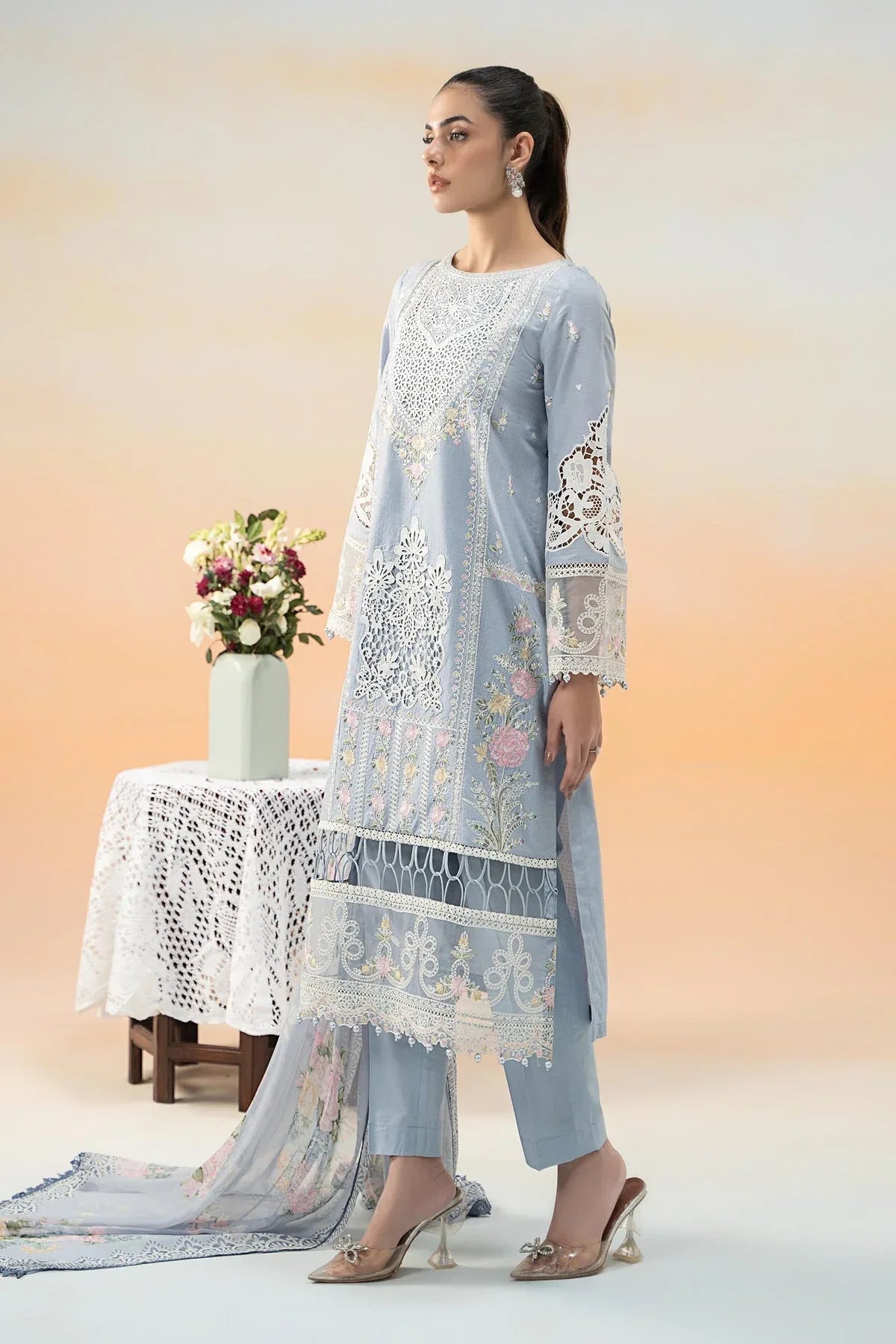Maria B | Formal Wears | DW-EF25-35 - Aqsa Fabrics