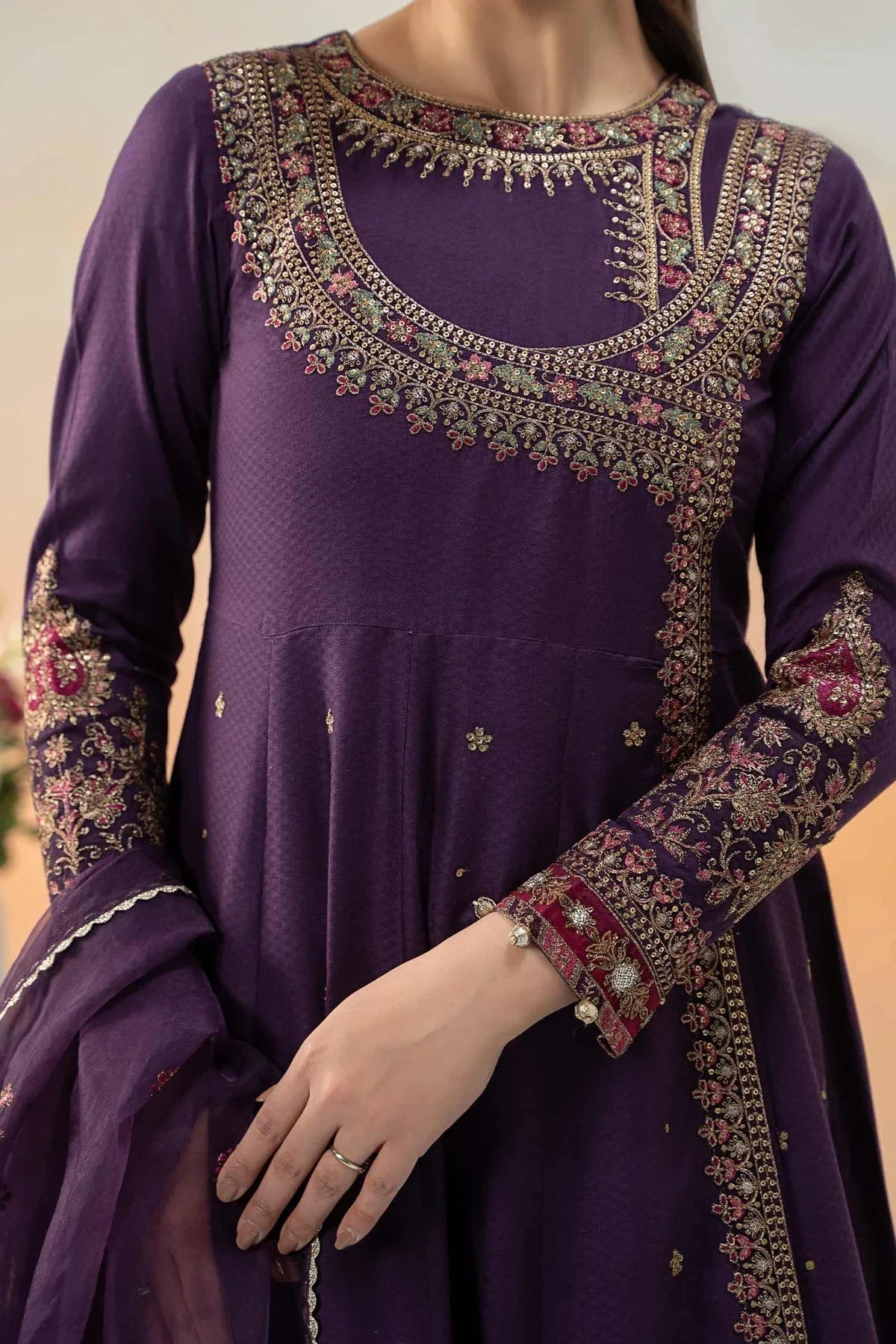 Maria B | Formal Wears | DW-EF25-40 - Aqsa Fabrics