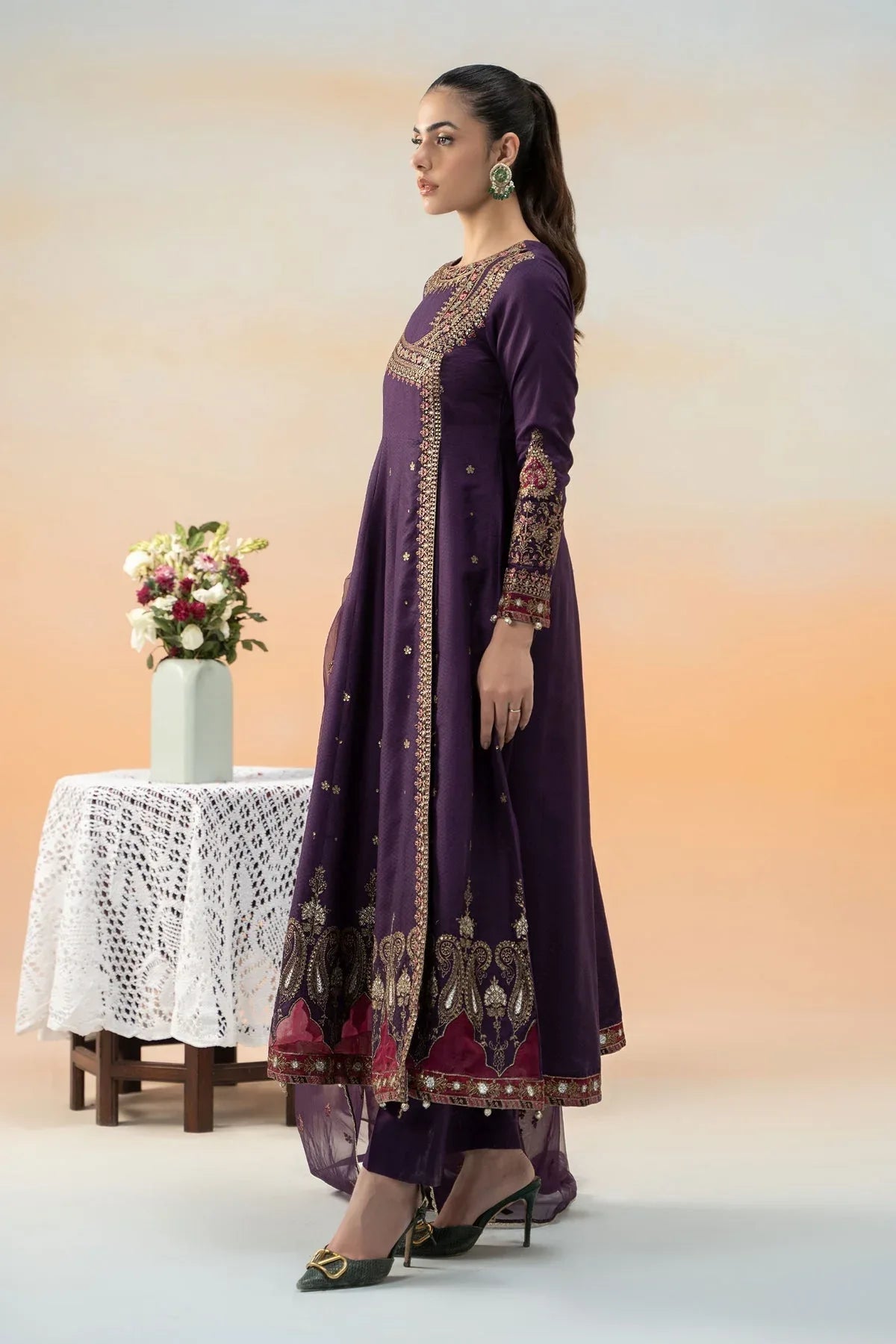 Maria B | Formal Wears | DW-EF25-40 - Aqsa Fabrics