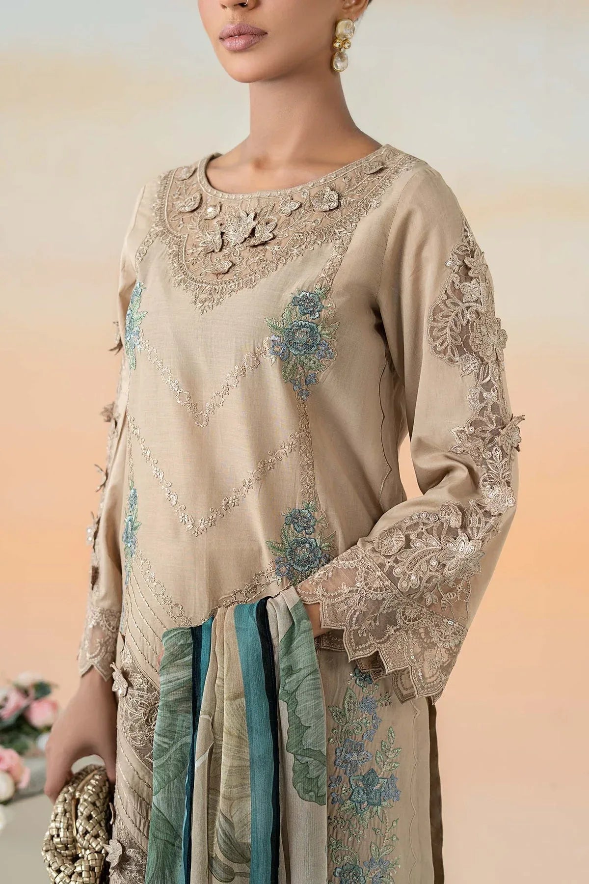 Maria B | Formal Wears | DW-EF25-53 - Aqsa Fabrics