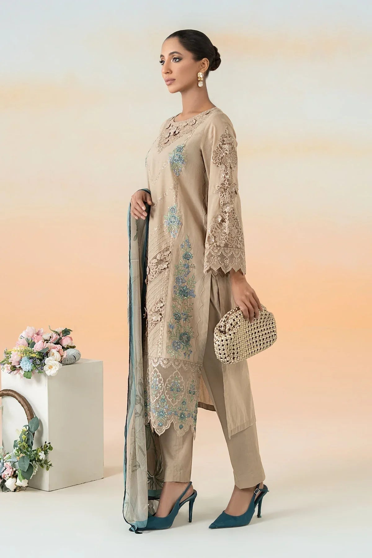 Maria B | Formal Wears | DW-EF25-53 - Aqsa Fabrics