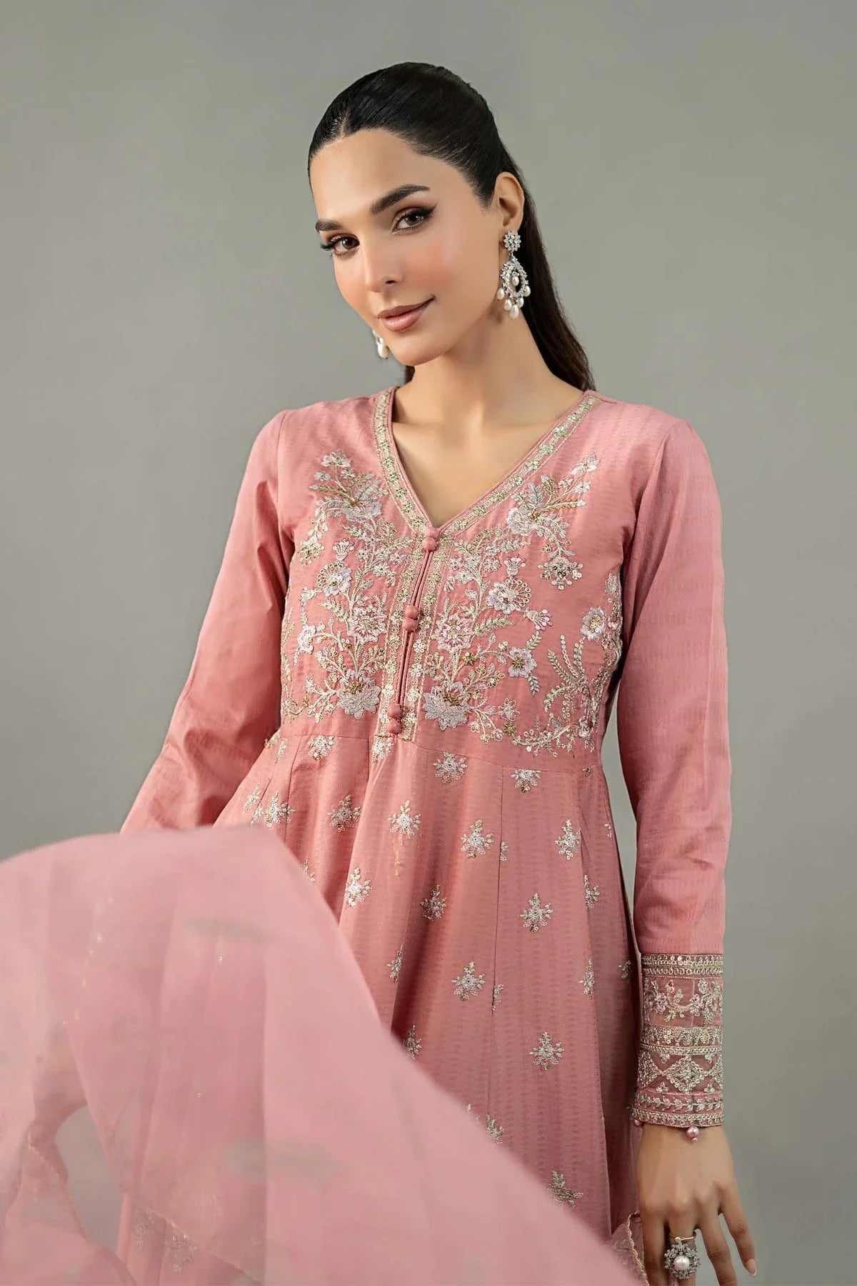Maria B | Formal Wears | DW-EF25-76 - Aqsa Fabrics