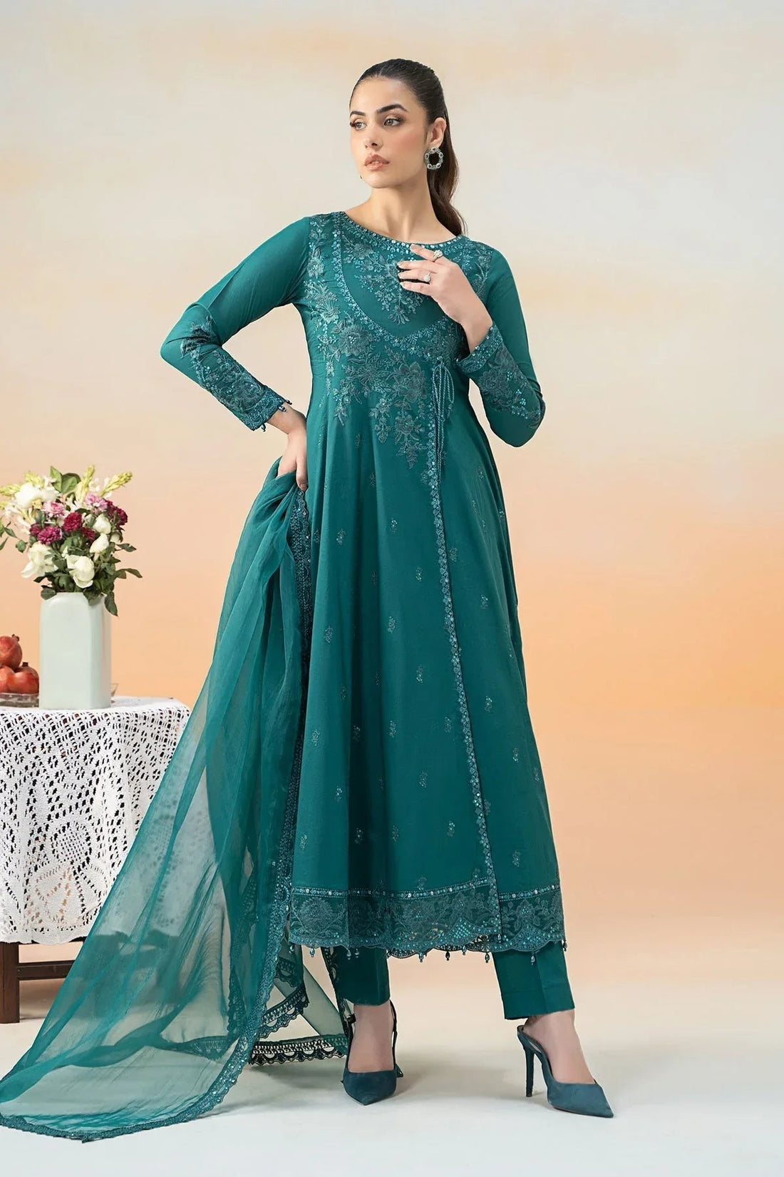 Maria B | Formal Wears | DW-EF25-83 - Aqsa Fabrics