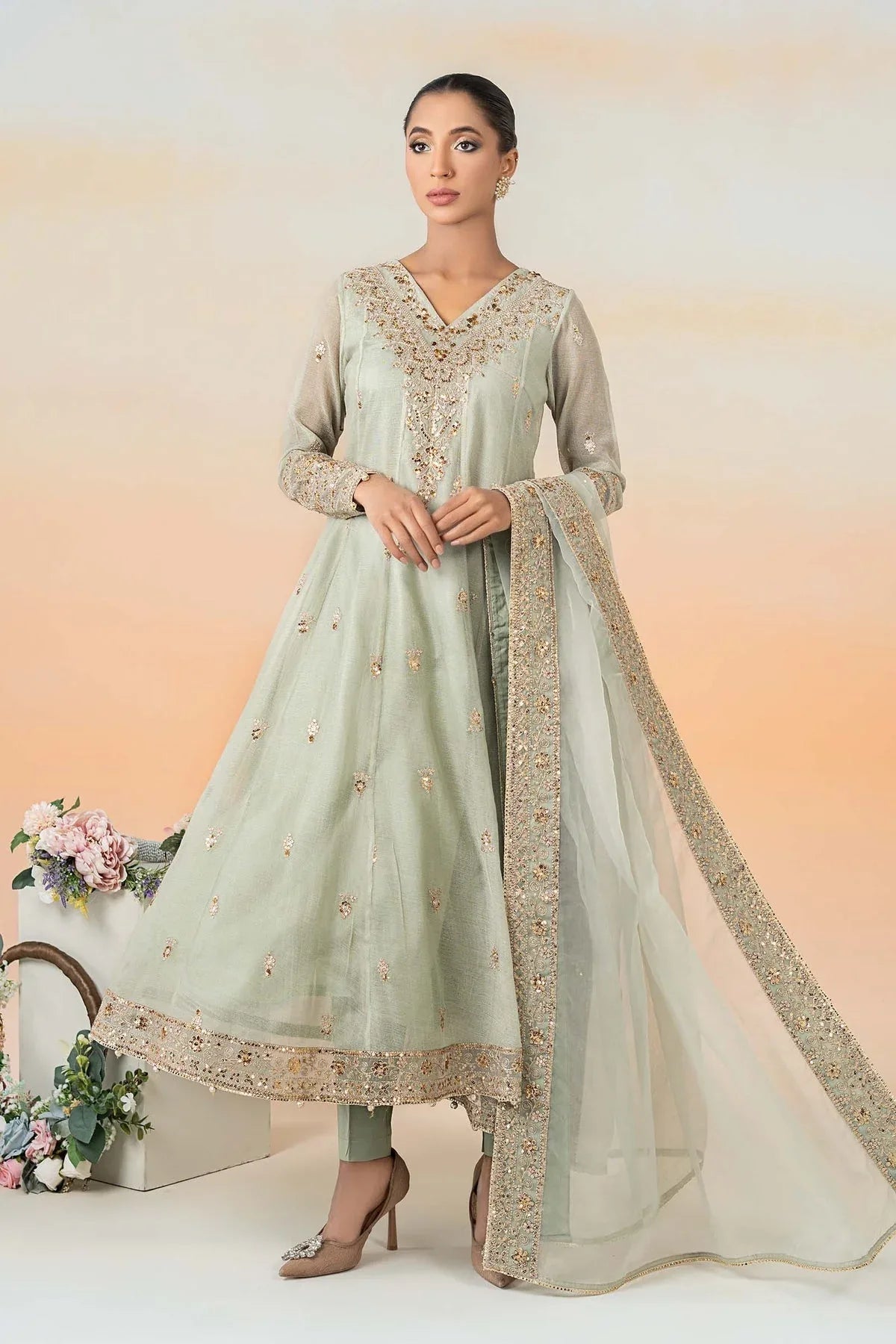 Maria B | Formal Wears | DW-EF25-88 - Aqsa Fabrics