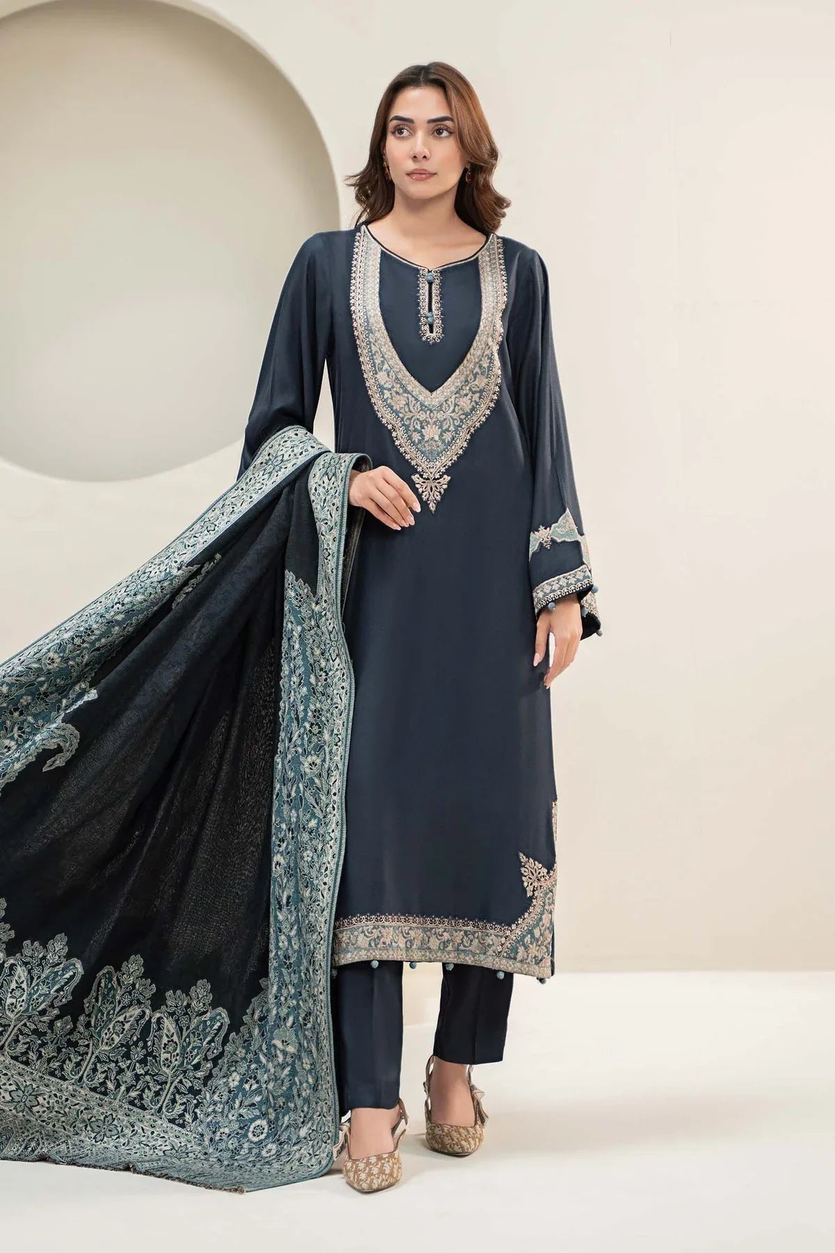 Maria B | Formal Wears | DW-W24-102 - Aqsa Fabrics