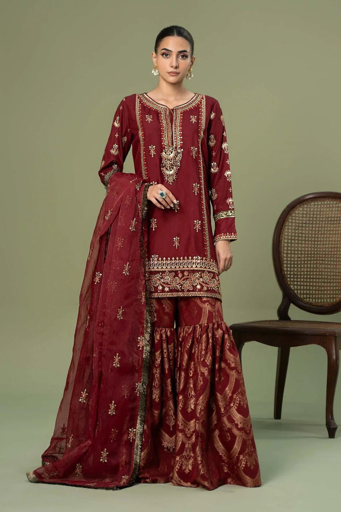 Maria B | Formal Wears | DW-W24-25 - Aqsa Fabrics